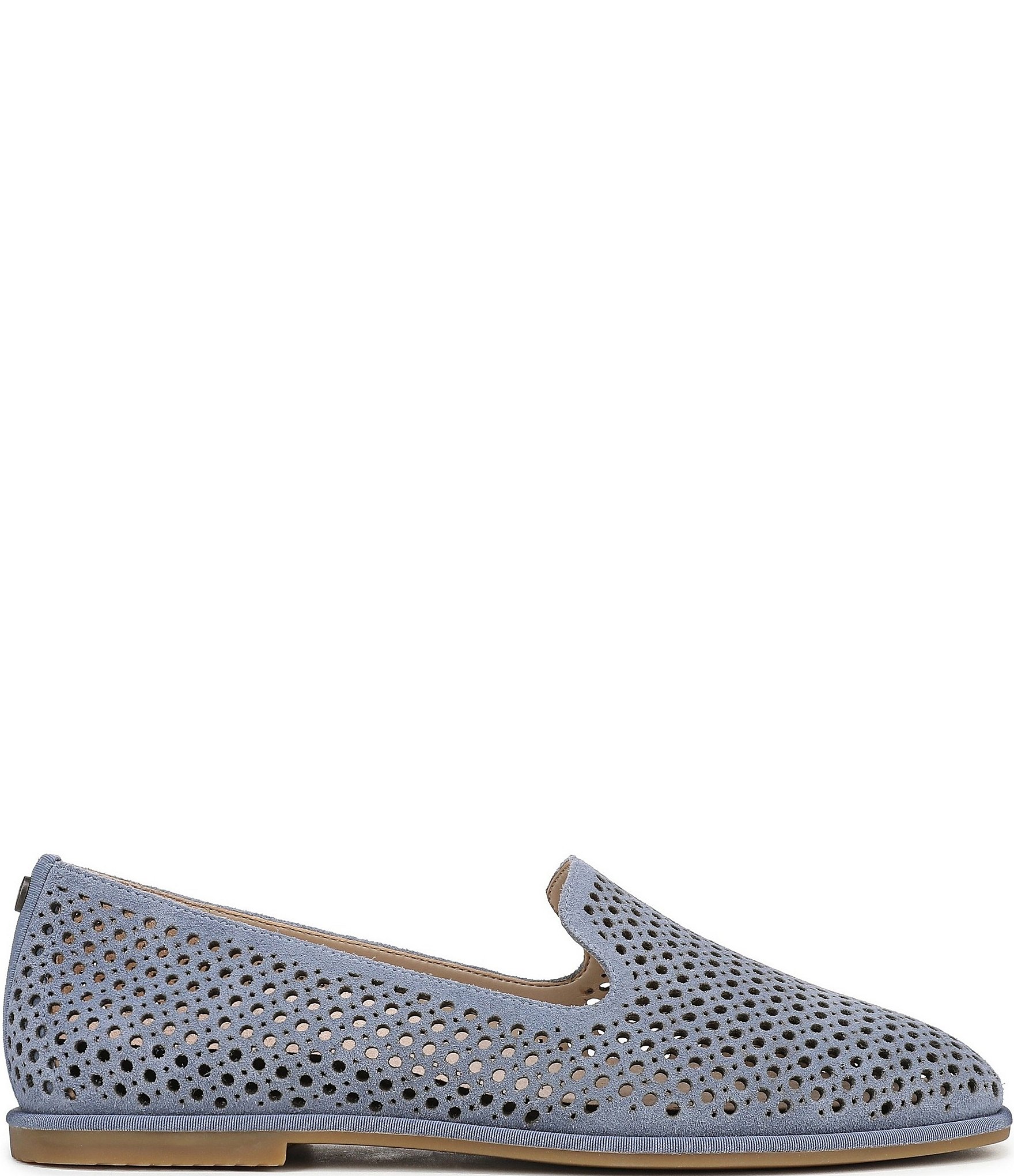Vionic Willa 2.0 Perforated Suede Slip On Loafers
