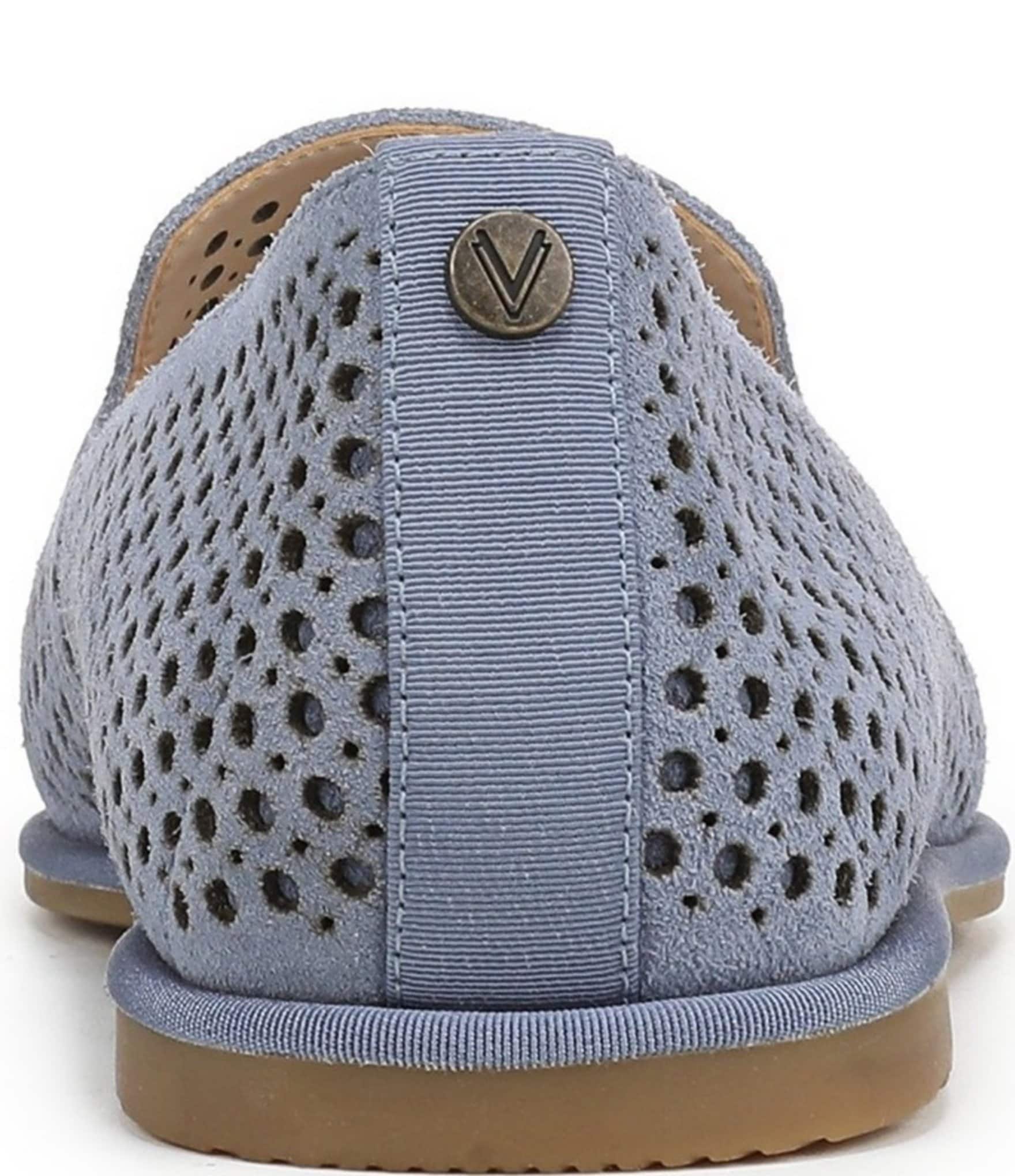 Vionic Willa 2.0 Perforated Suede Slip On Loafers