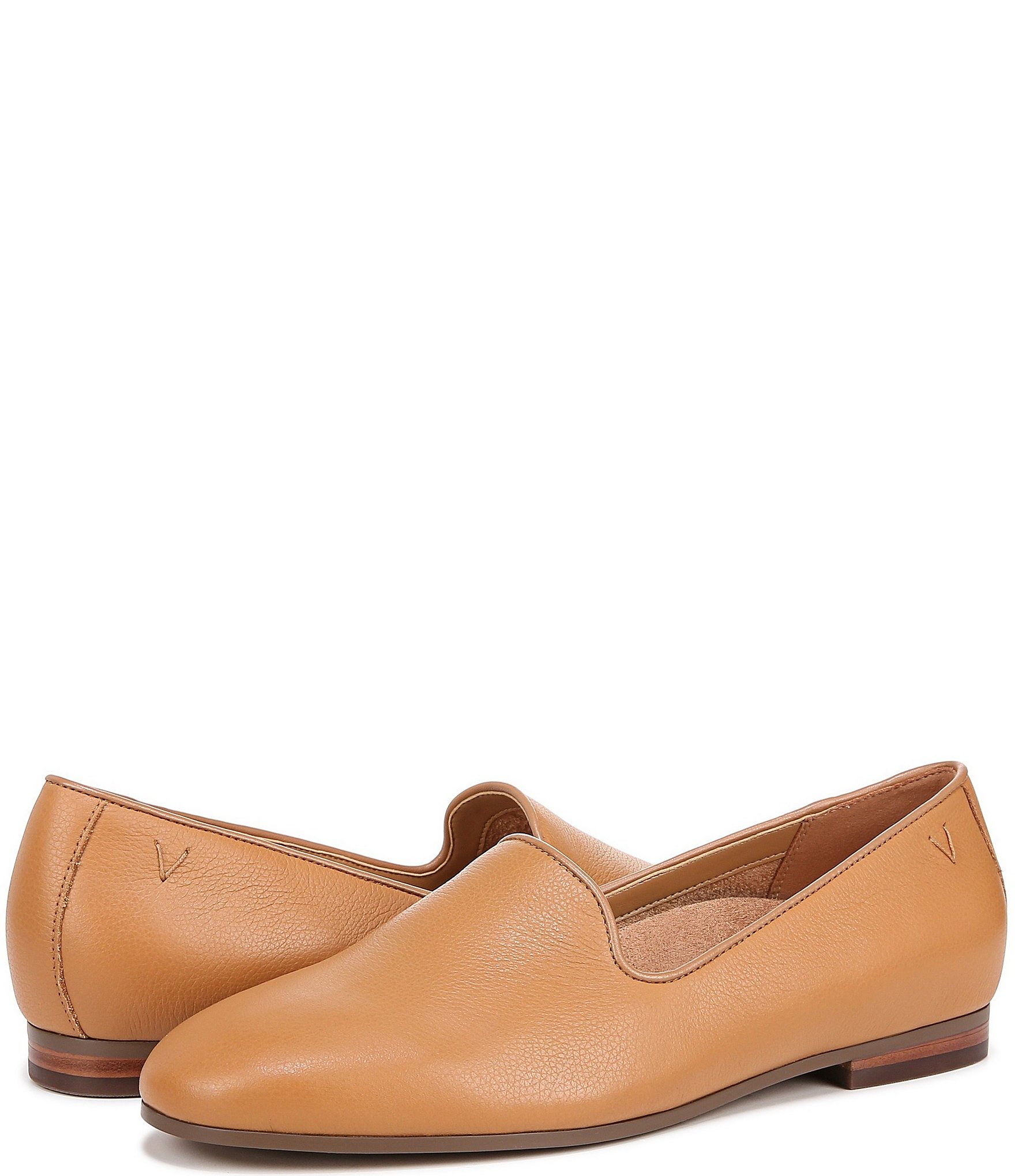 Vionic Willa II Leather Slip-On Loafers