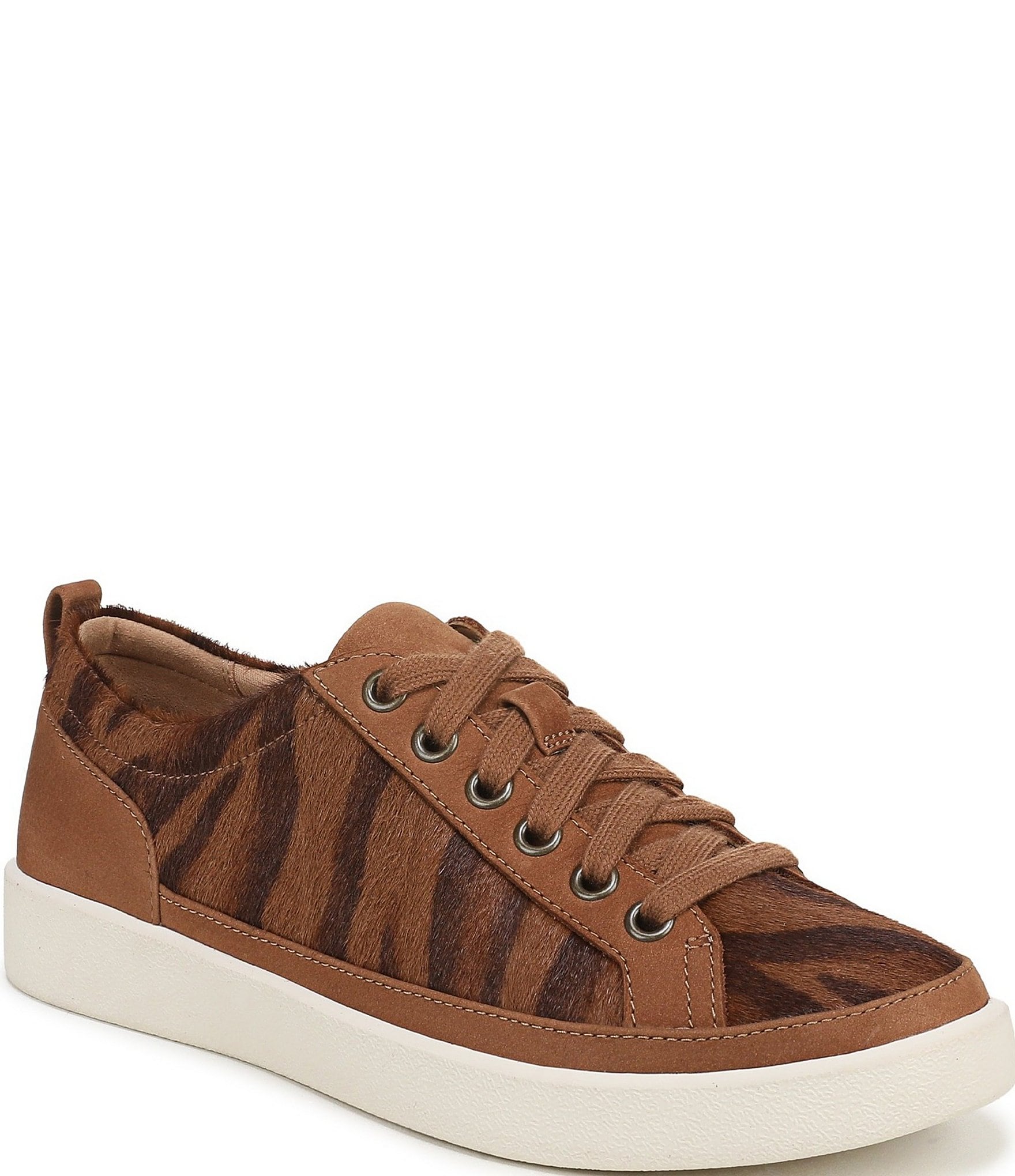Vionic Winny Printed Calf Hair Lace Up Sneakers