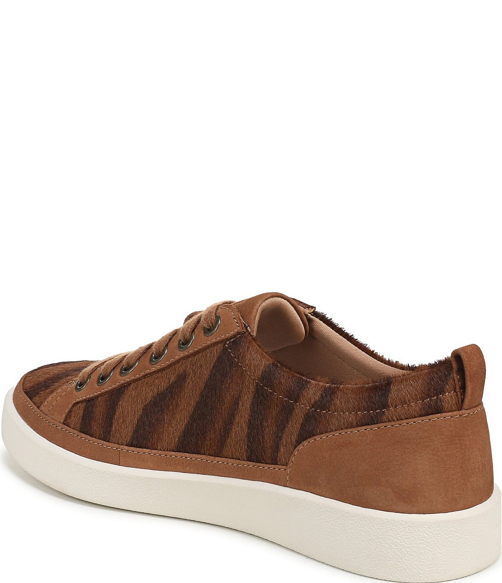 Vionic Winny Printed Calf Hair Lace Up Sneakers