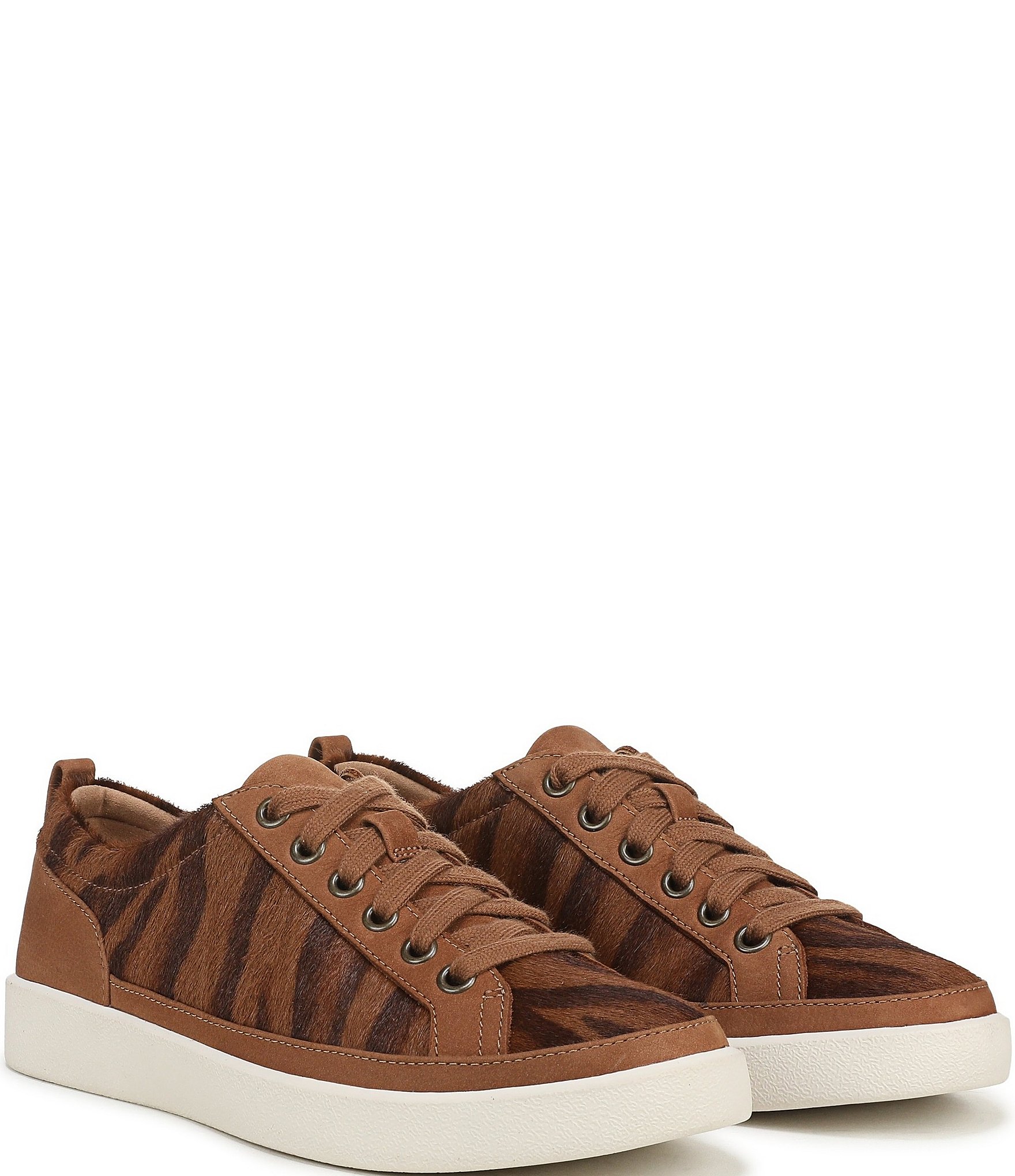 Vionic Winny Printed Calf Hair Lace Up Sneakers