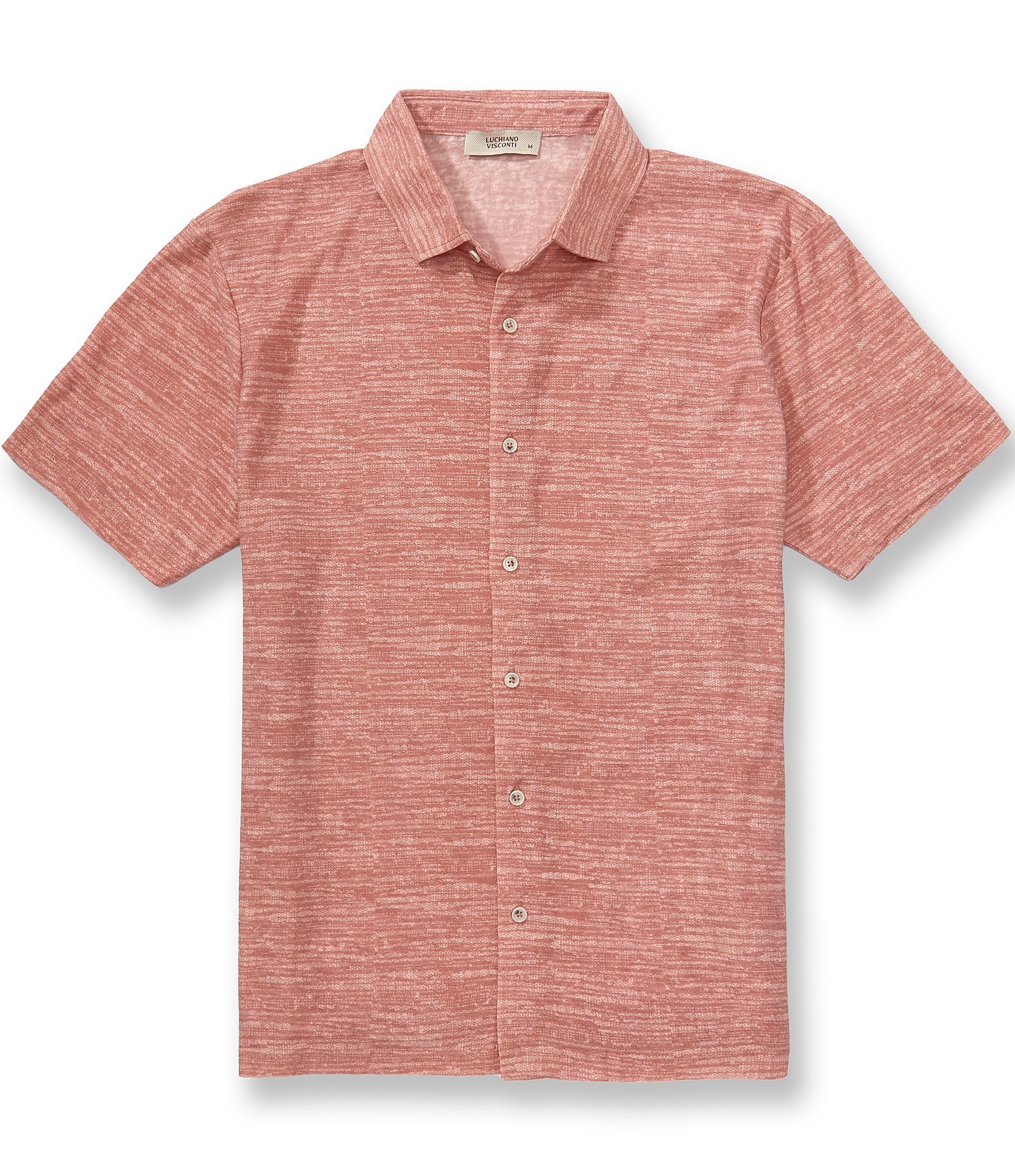 Visconti Melange Short Sleeve Woven Shirt