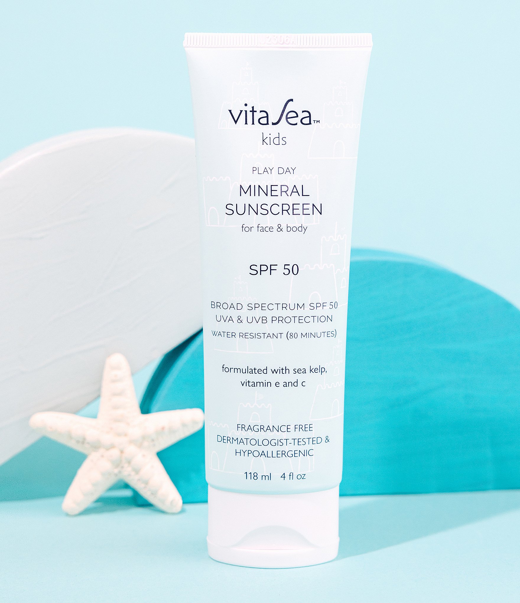 VitaSea Suncare Play-Day Mineral Sunscreen Lotion SPF 50