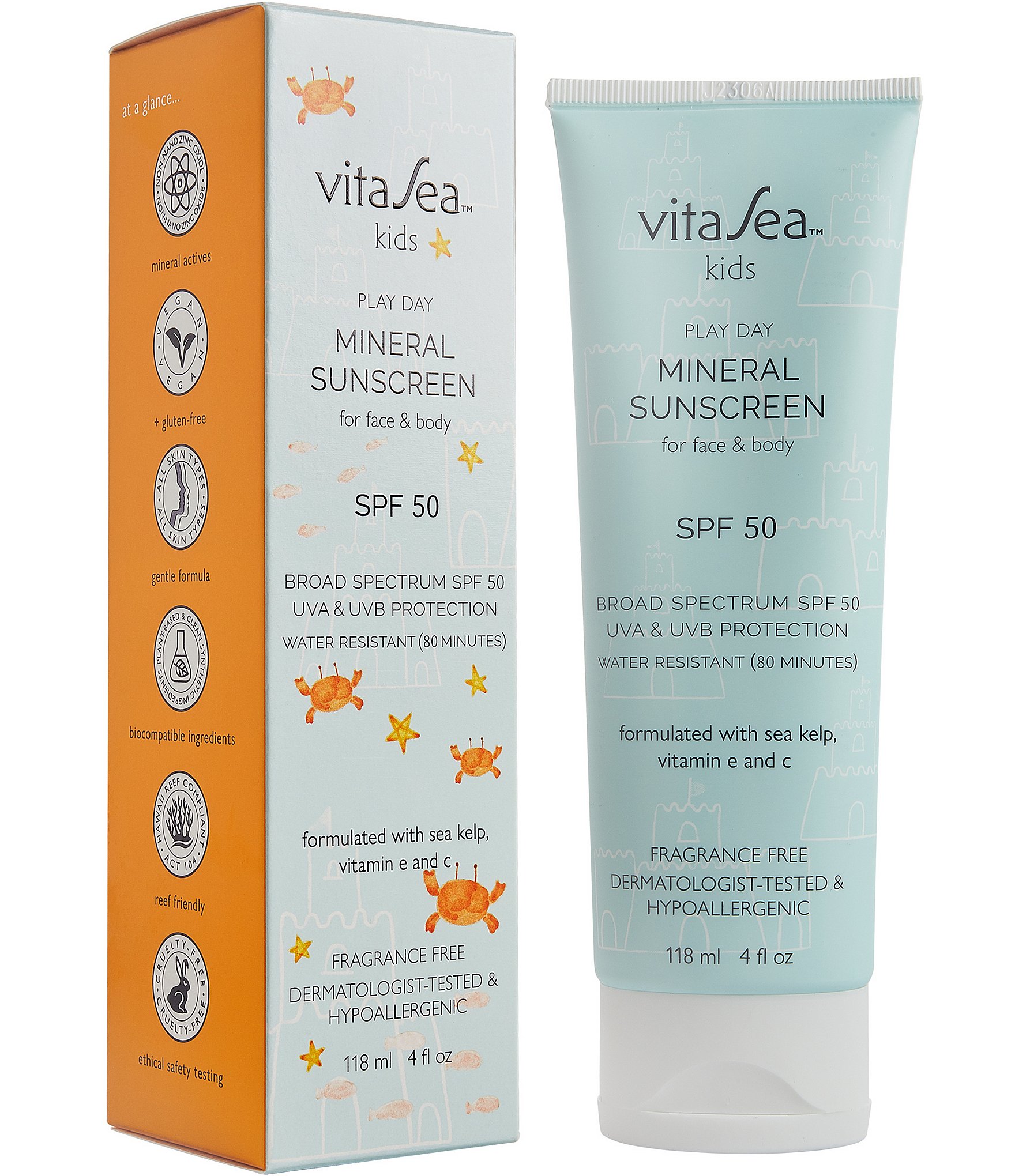 VitaSea Suncare Play-Day Mineral Sunscreen Lotion SPF 50