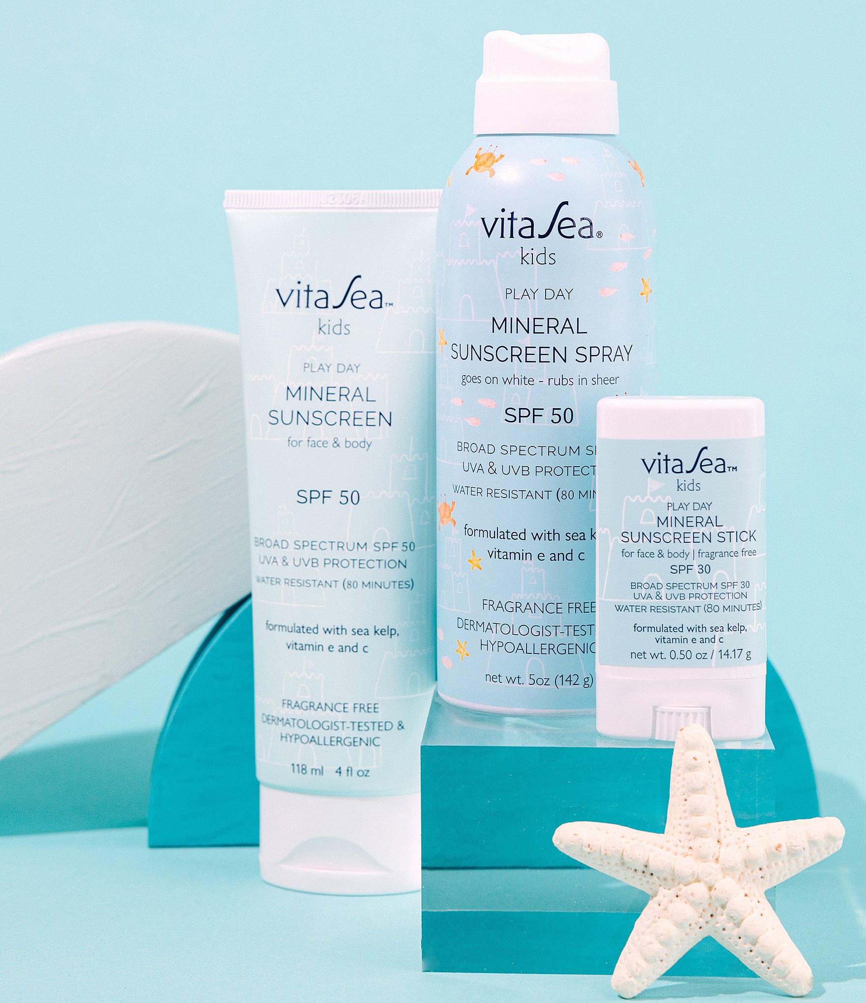 VitaSea Suncare Play-Day Mineral Sunscreen Spray SPF 50