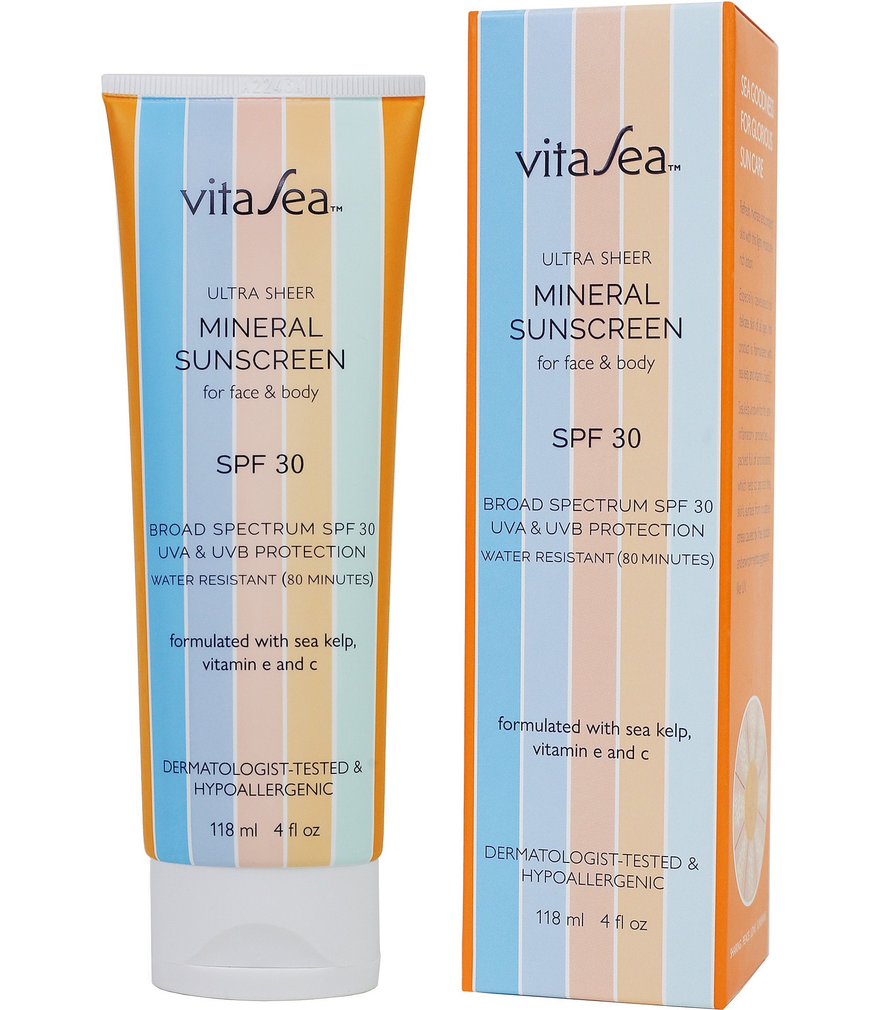 VitaSea Suncare Ultra-Sheer Mineral Sunscreen Lotion SPF 30