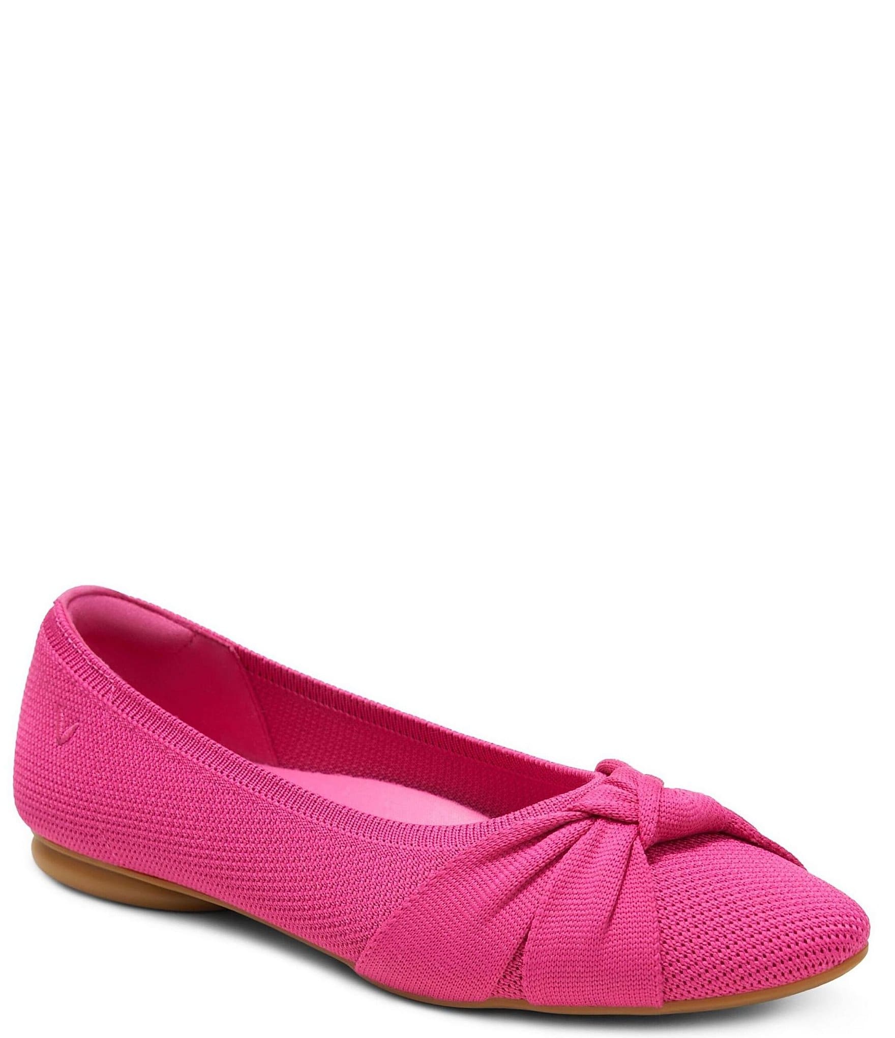 VIVAIA Bibi Stretch Knit Knotted Ballet Flats Dillard's