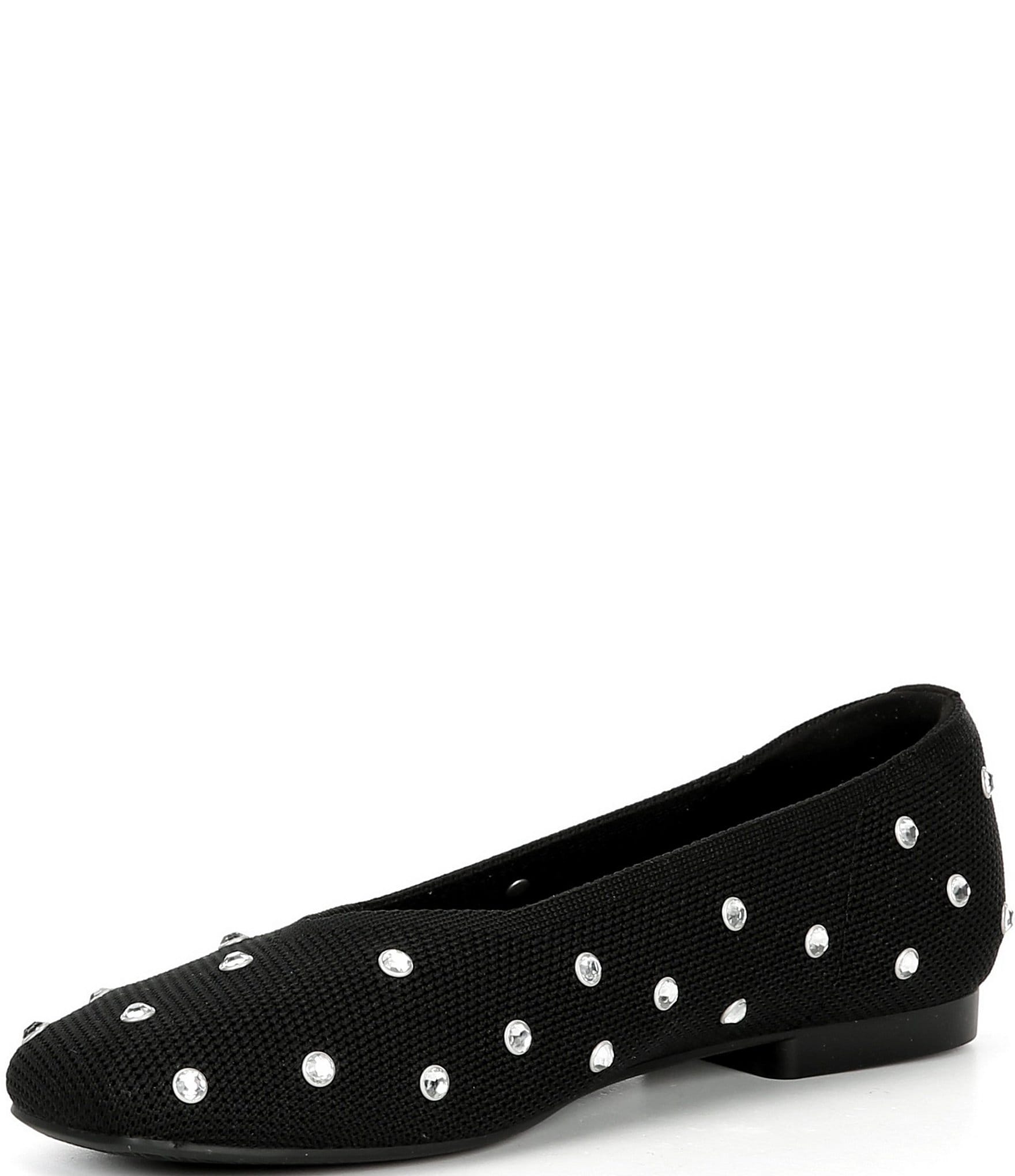 VIVAIA Margot 2.0 Stretch Knit Rhinestone Flats