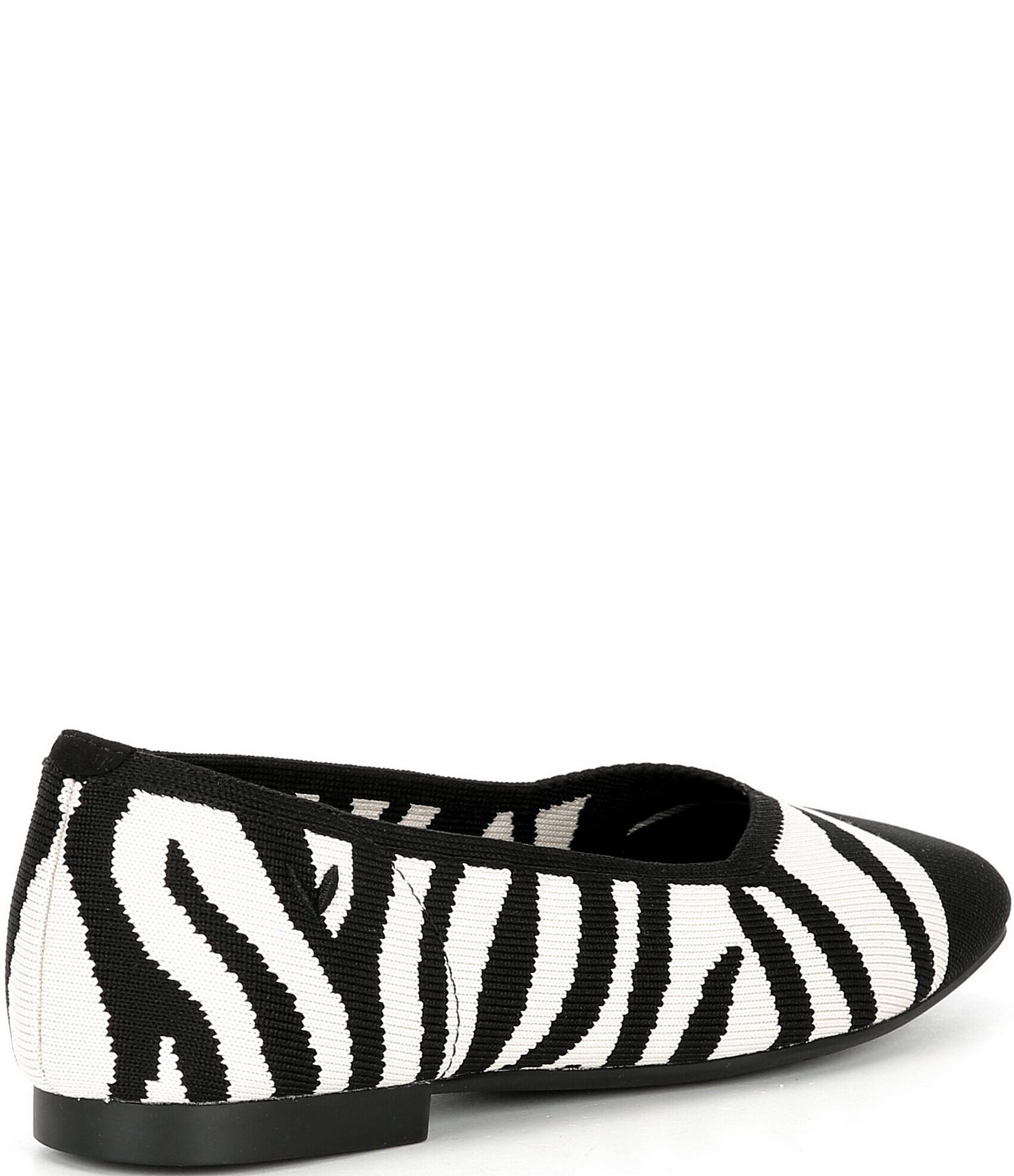 VIVAIA Margot 2.0 Zebra Stretch Knit Flats