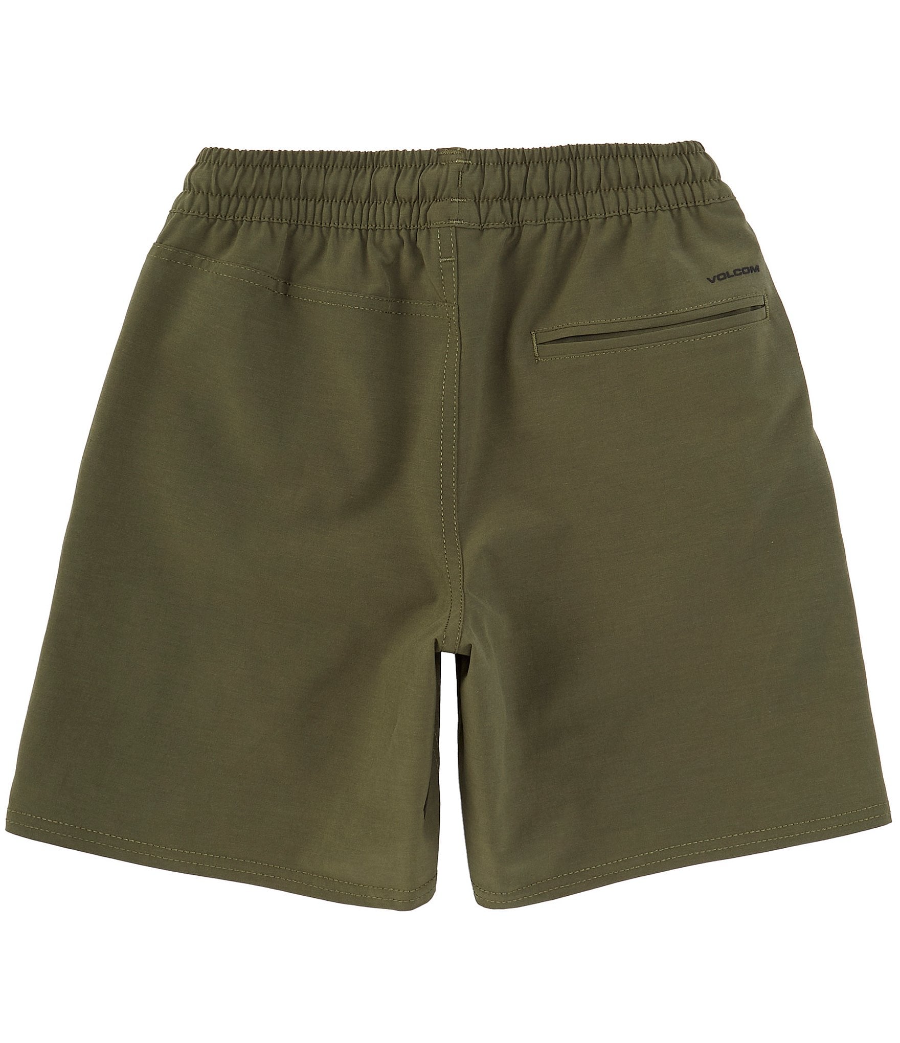 Volcom Big Boys 8-20 Nomoly Hybrid 16#double; Outseam Pull-On Shorts