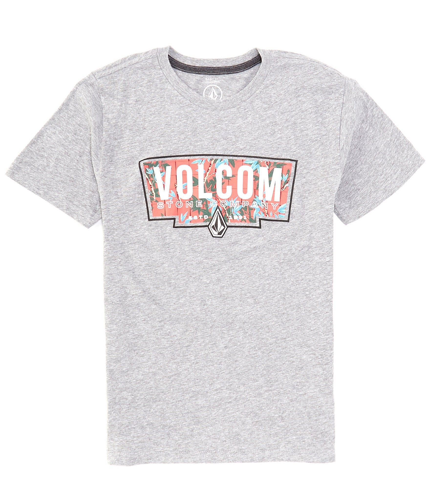 Volcom Big Boys 8-20 Short Sleeve Fill Up T-Shirt