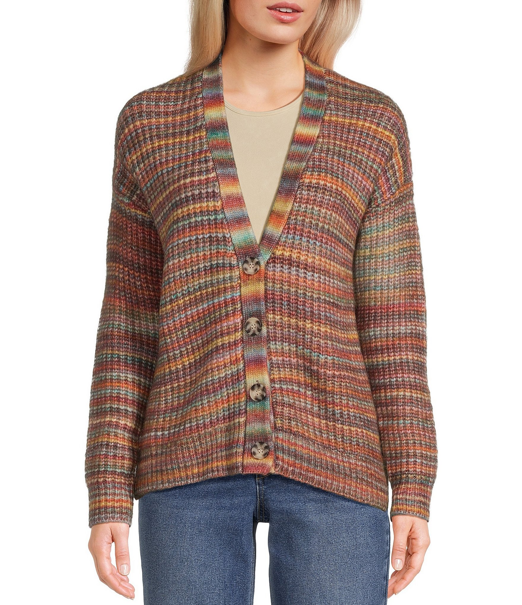 Volcom Desert Dreamz Long Sleeve Varigated Cardigan