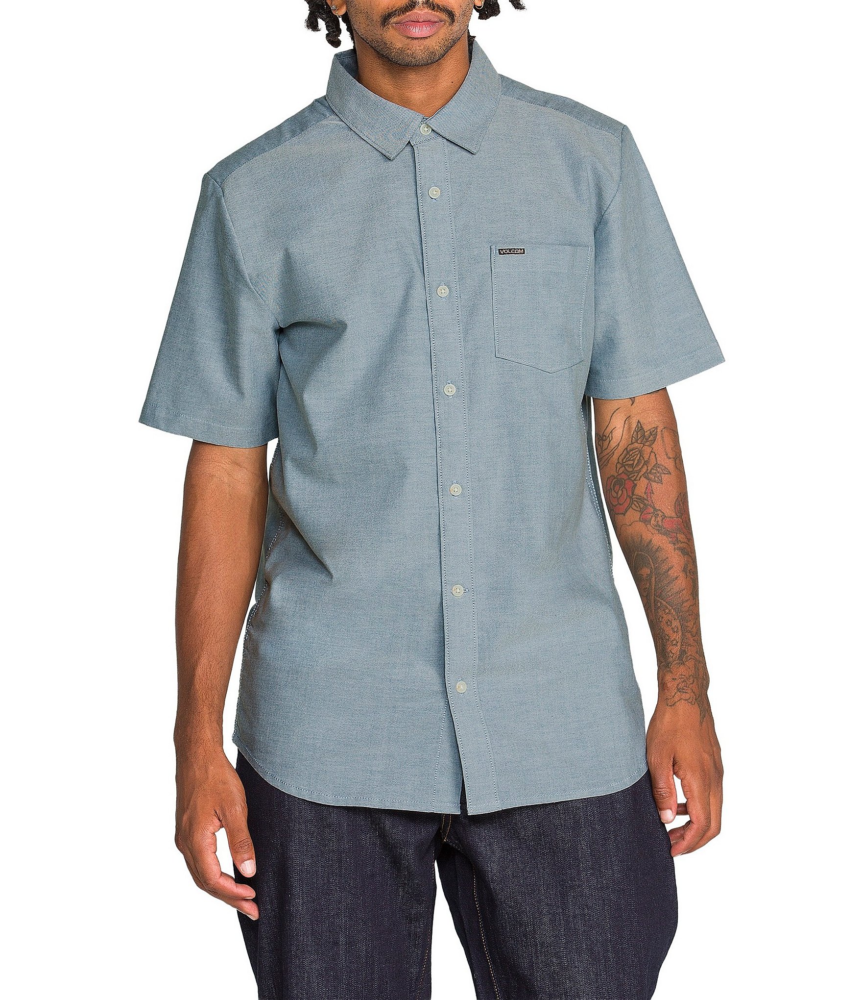 Volcom Everett Oxford II Short Sleeve Woven Shirt
