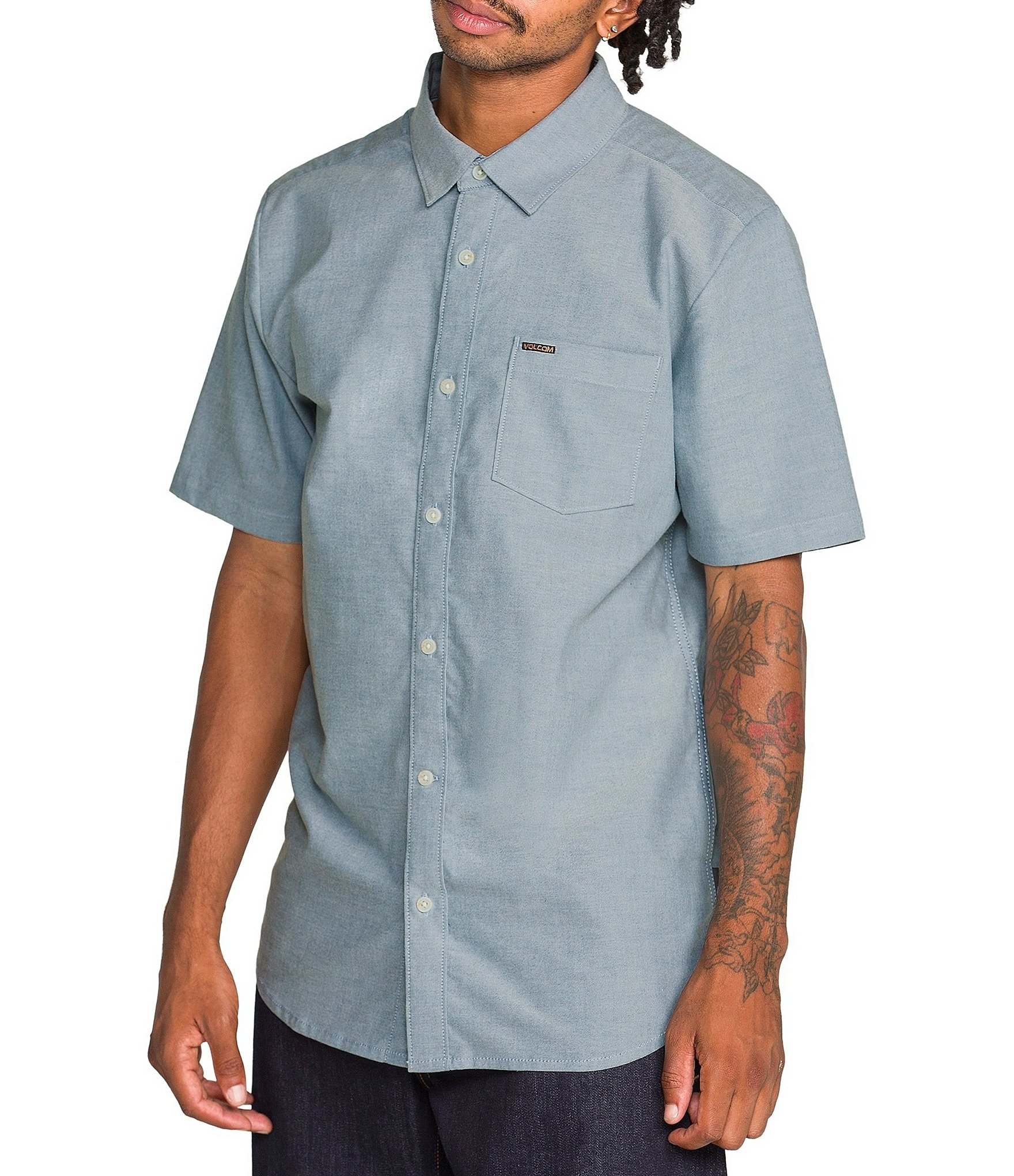 Volcom Everett Oxford II Short Sleeve Woven Shirt