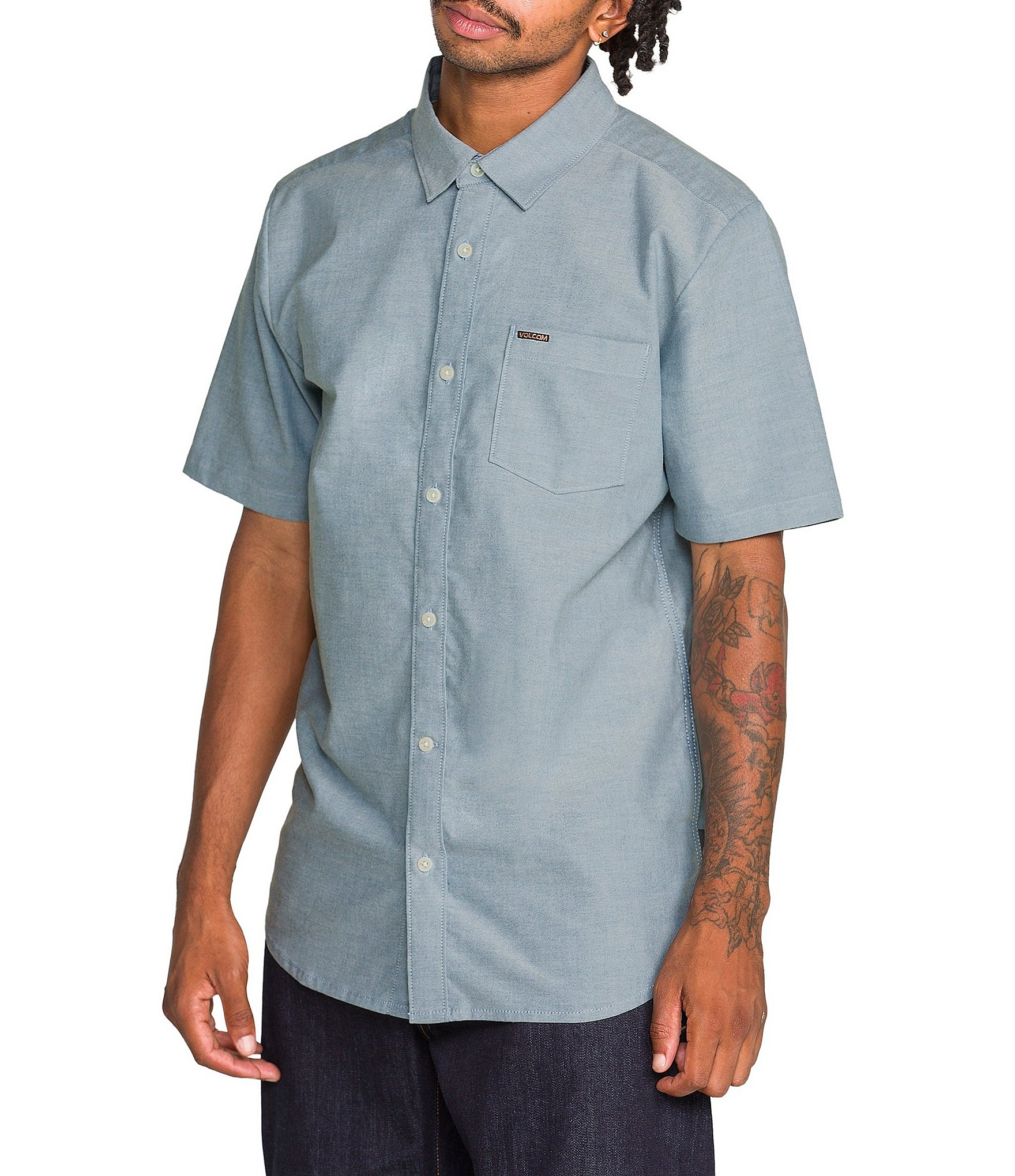 Volcom Everett Oxford II Short Sleeve Woven Shirt