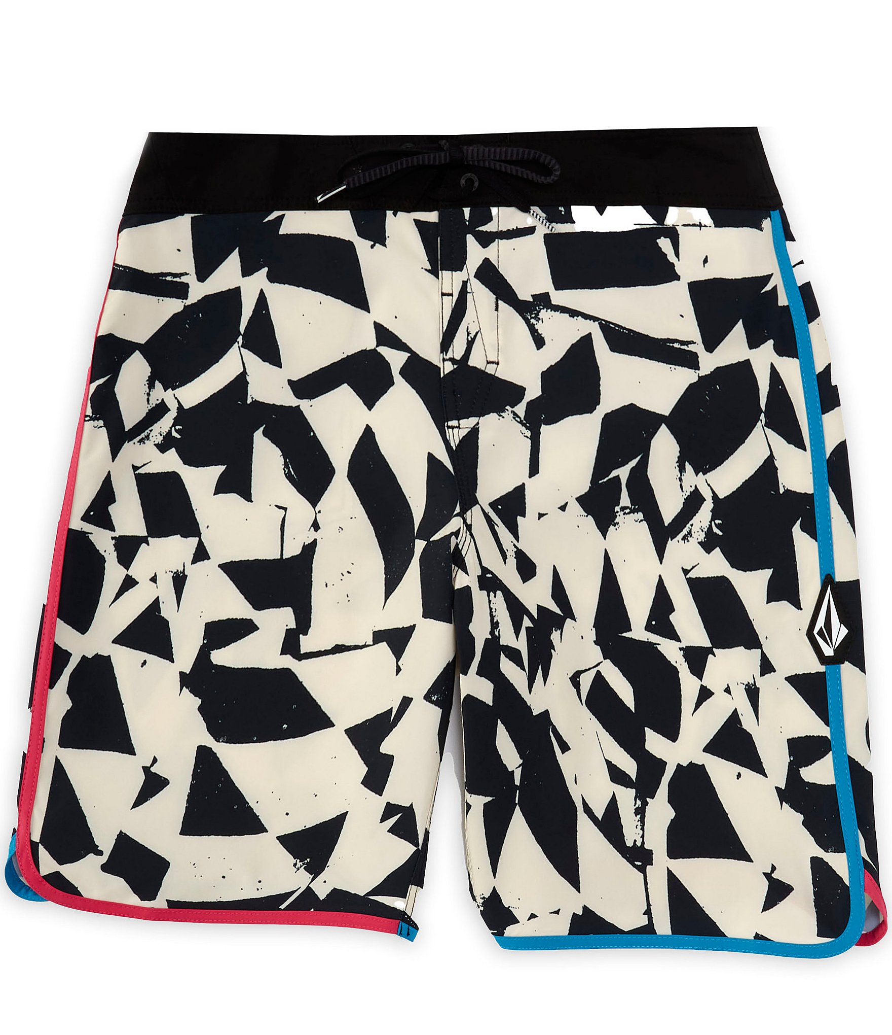 Volcom Lido Print Scallop Mod 19#double; Outseam Board Shorts