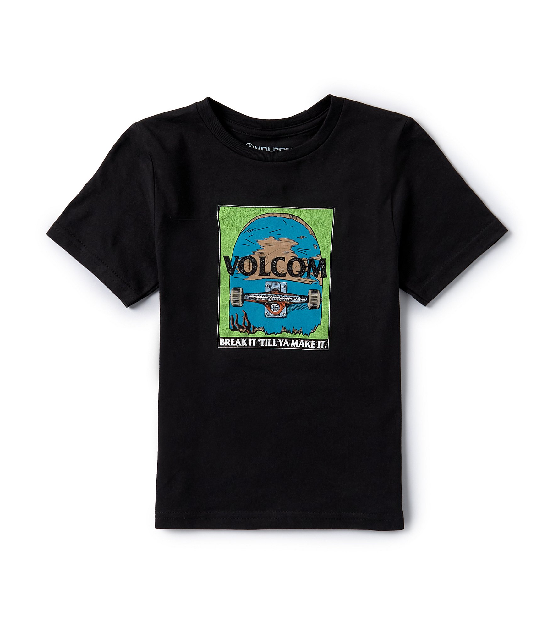 Volcom Little Boys 2T-7 Short Sleeve Break It T-Shirt