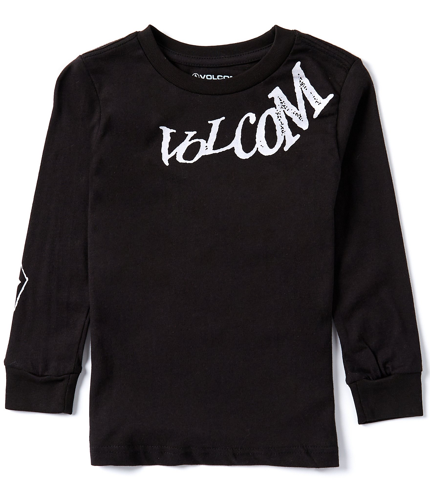 Volcom Little Boys 4-7 Long Sleeve Graphic Contort Pullover T-Shirt