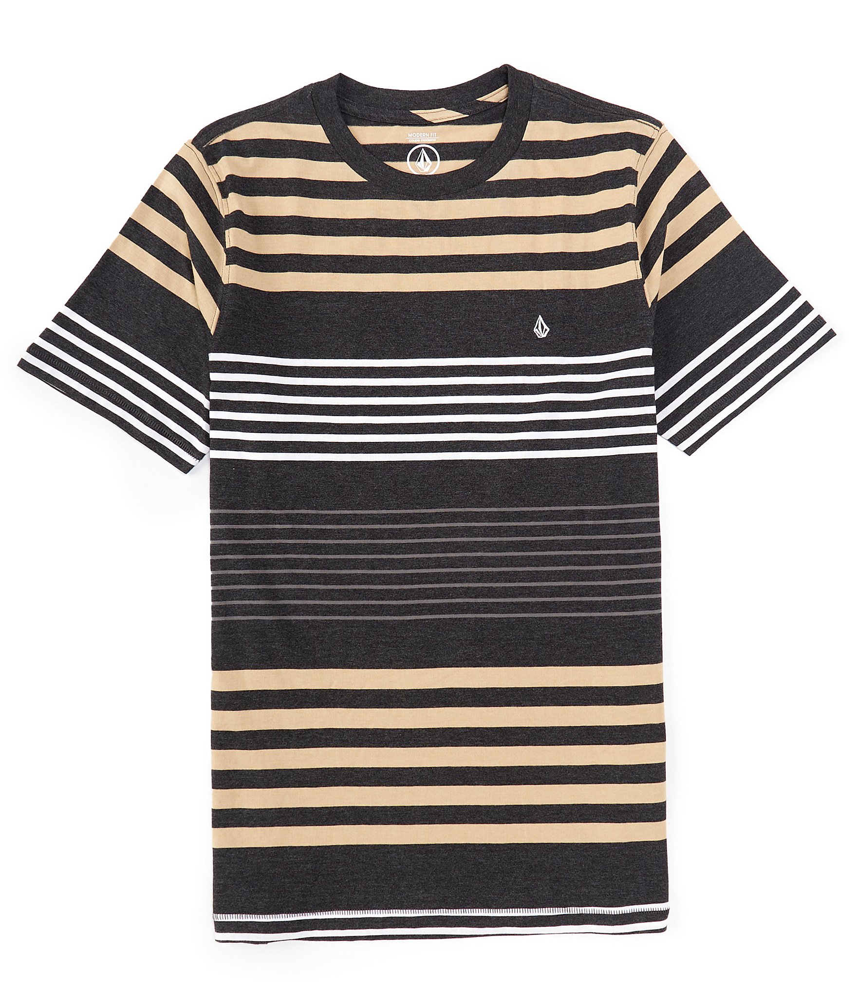 RVCA Short-Sleeve Sport Vent Striped T-Shirt