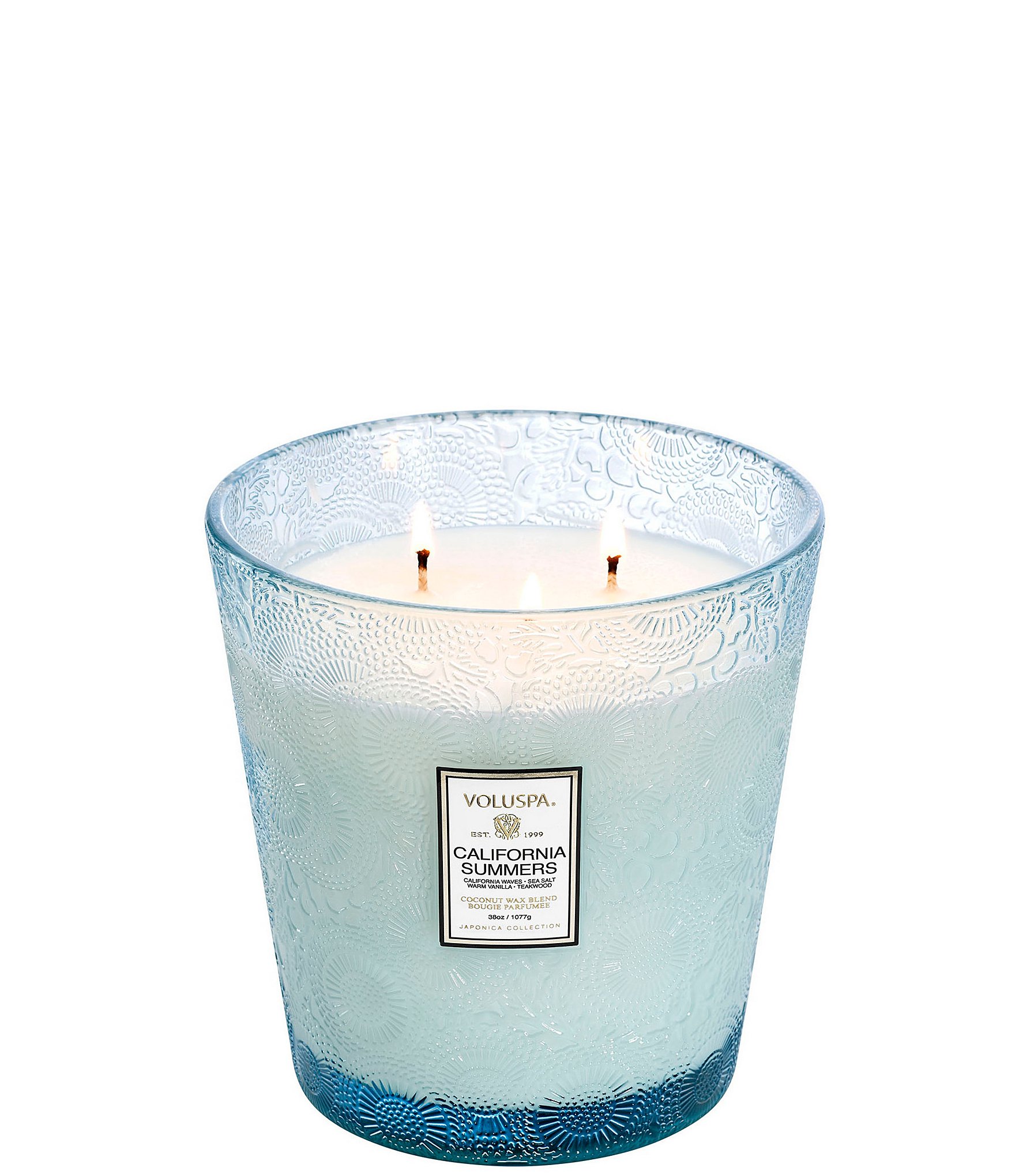 Voluspa California Summers 3-Wick Hearth Candle, 8 oz.