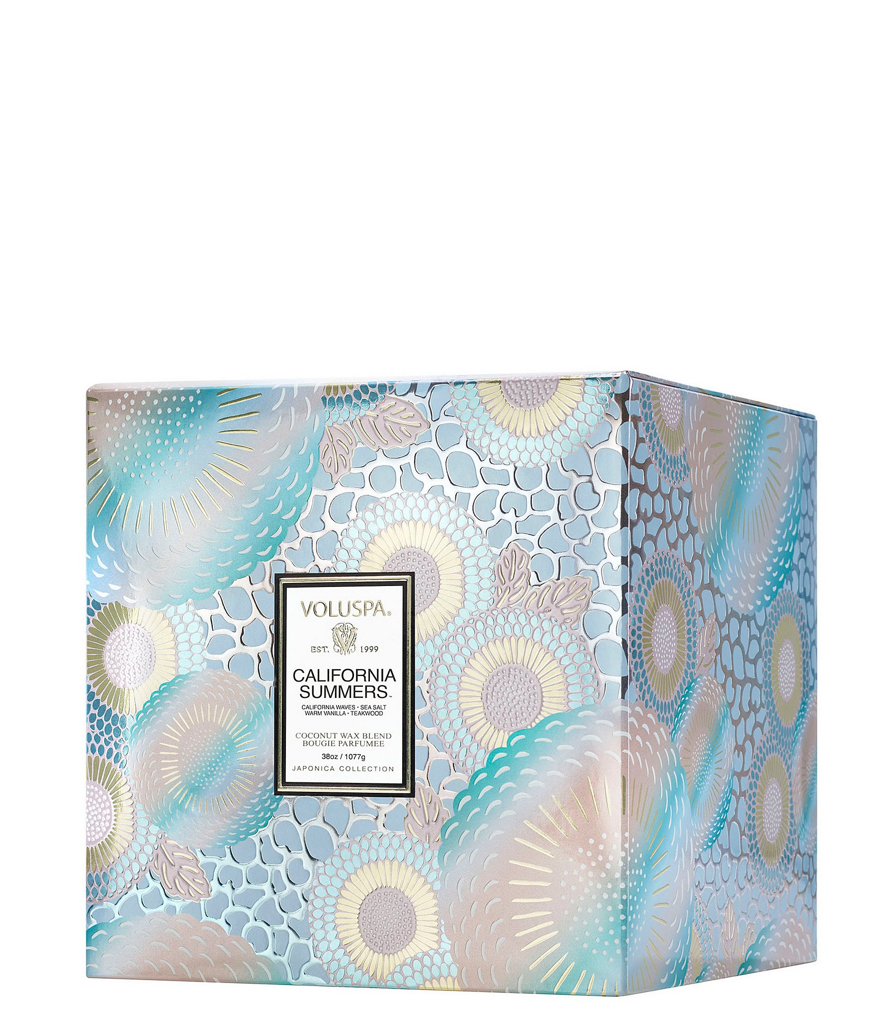 Voluspa California Summers 3-Wick Hearth Candle, 8 oz.