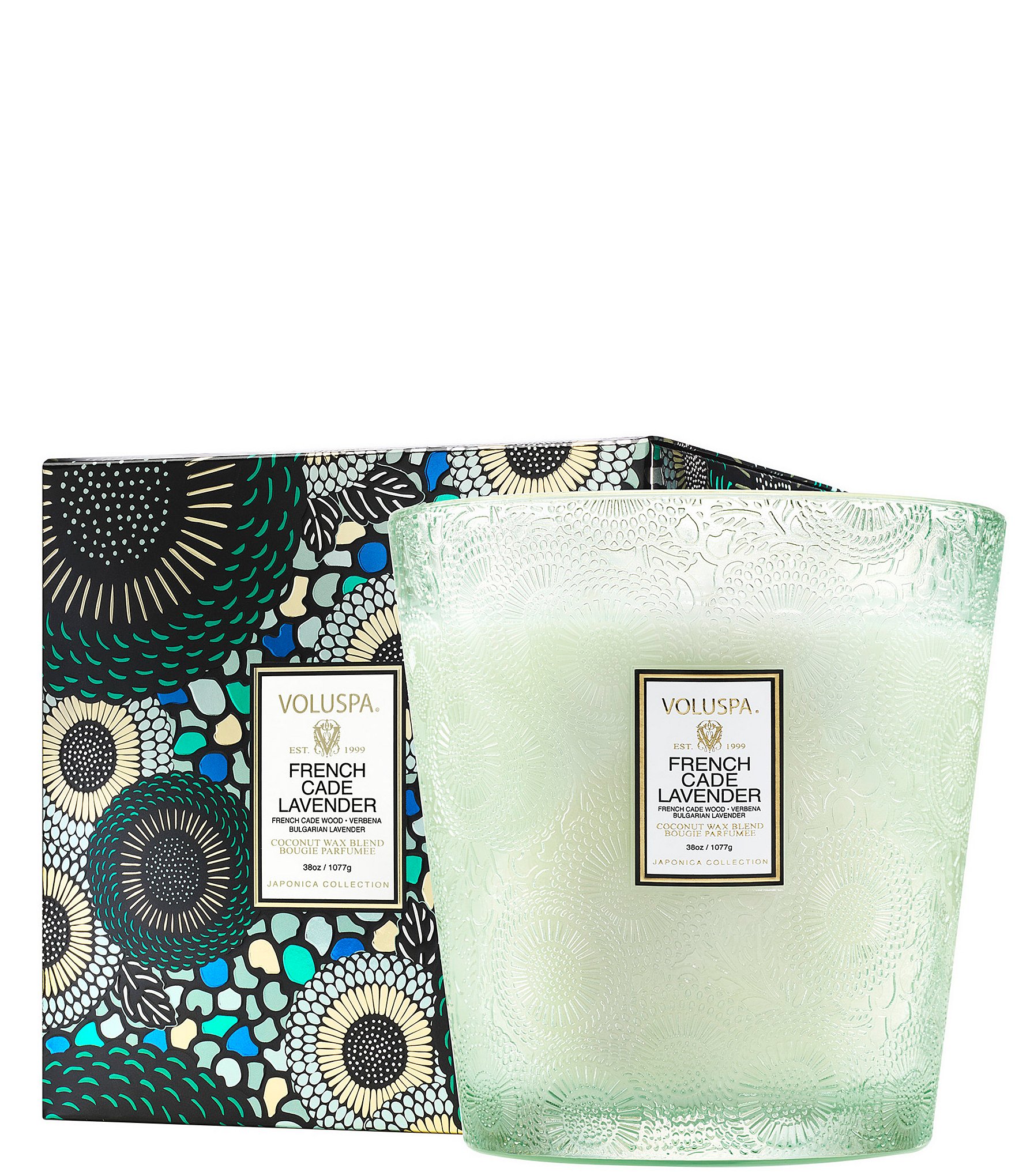 Voluspa French Cade Lavender 3-Wick Hearth Candle, 8 oz.