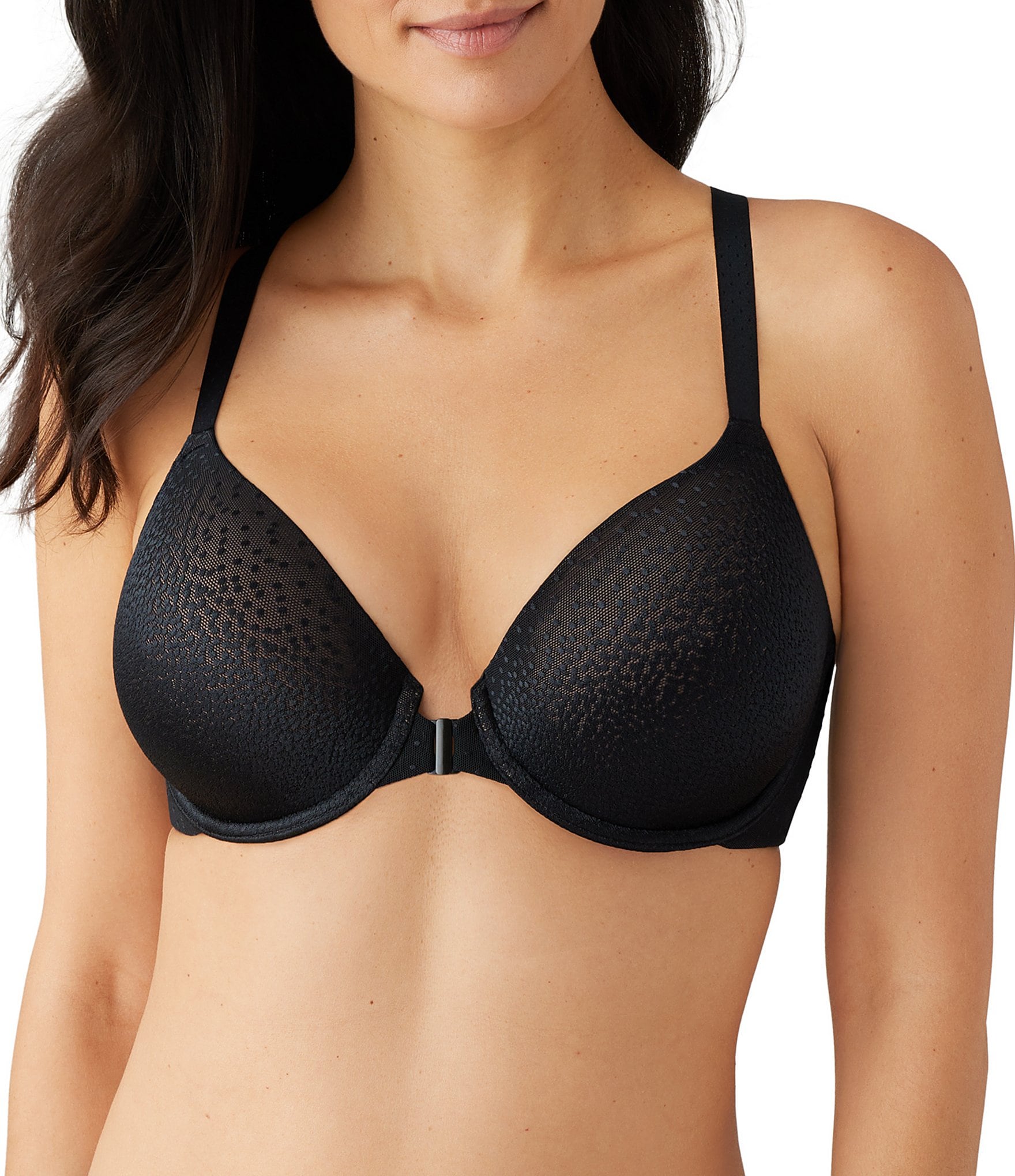 DKNY Contrast-band Push-up Bra & Thong in Natural