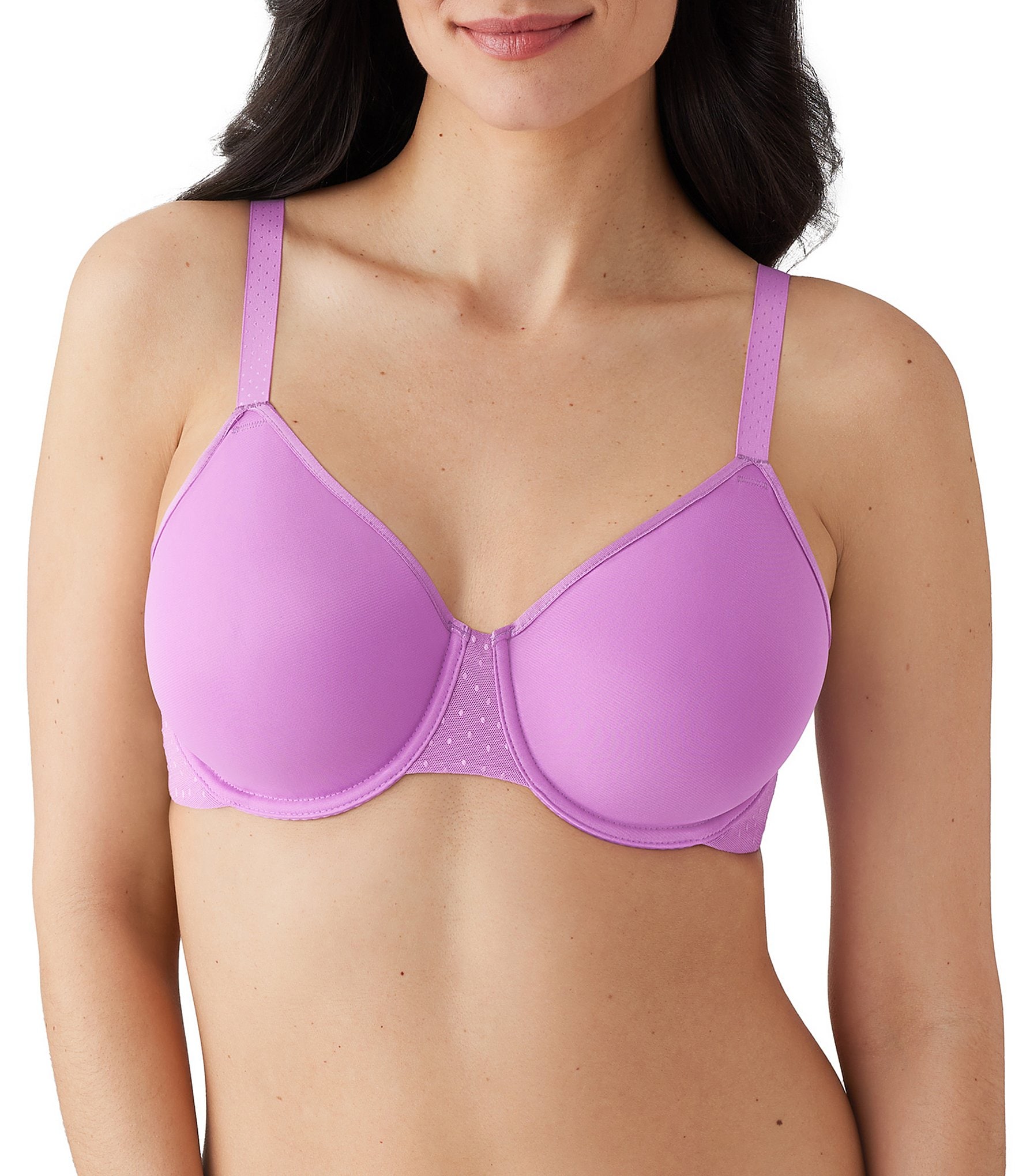 Cherie Mariposa Purple padded pushup front closing bra - extremely beautiful  (c98)