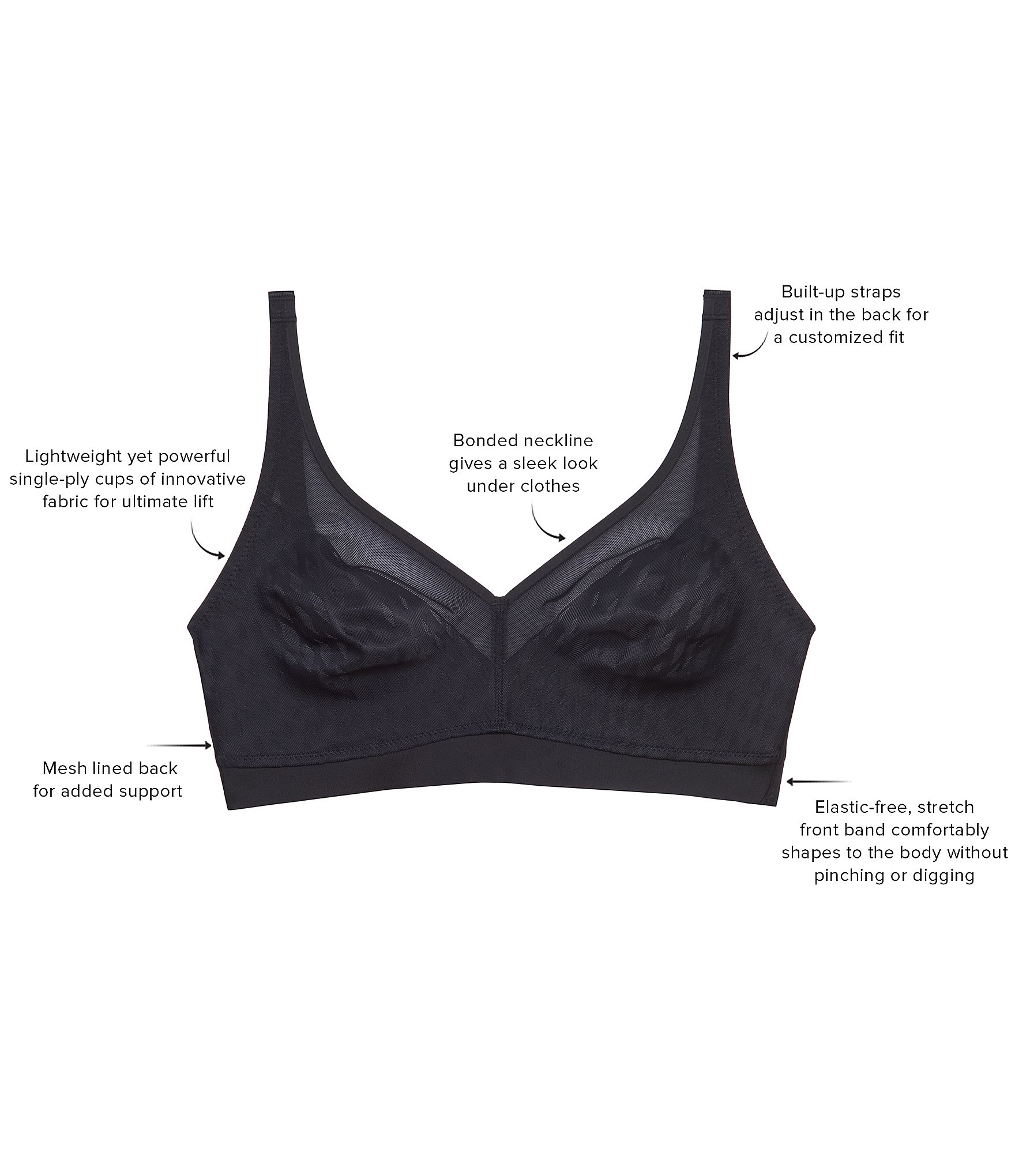 Wacoal Elevated Allure Wire Free Bra