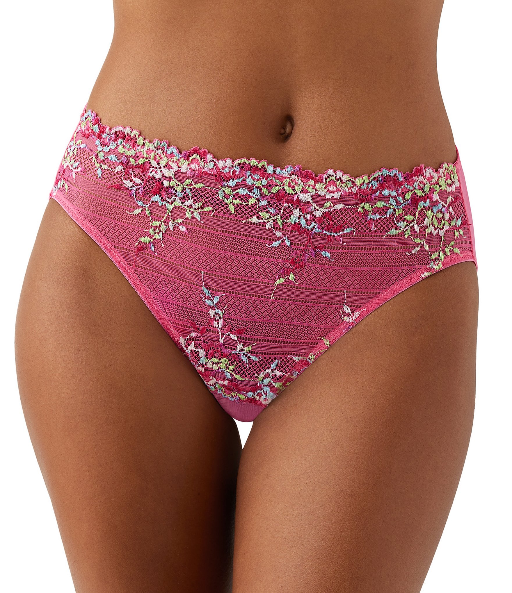 Wacoal Women's Comfort Touch Brief Panty, Baroque Rose, Small