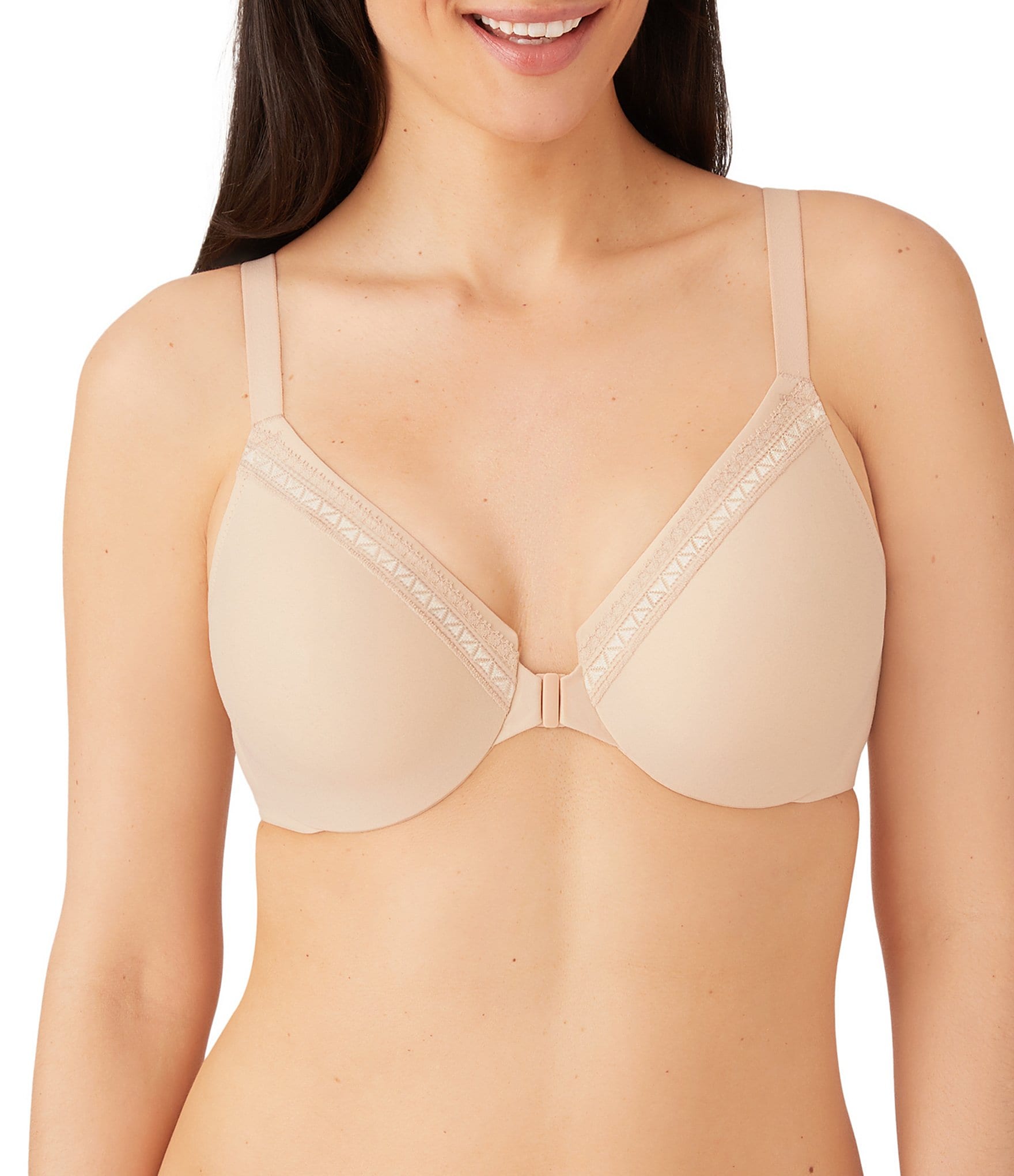 Wacoal Perfect Primer Full Figure Adjustable Front Closure Underwire T-Shirt Bra