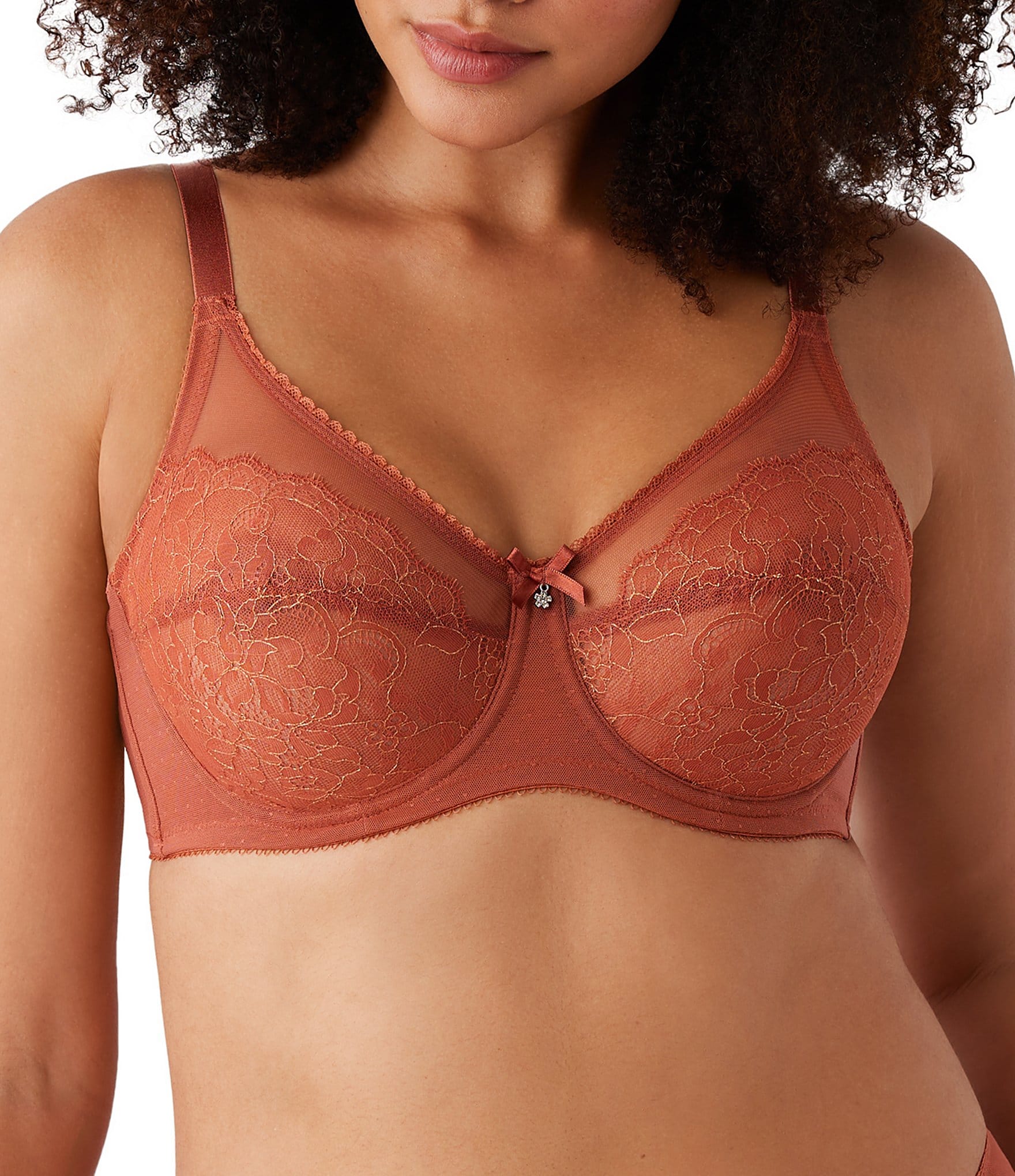 Wacoal Retro Chic Full Figure Underwire Lace Bra