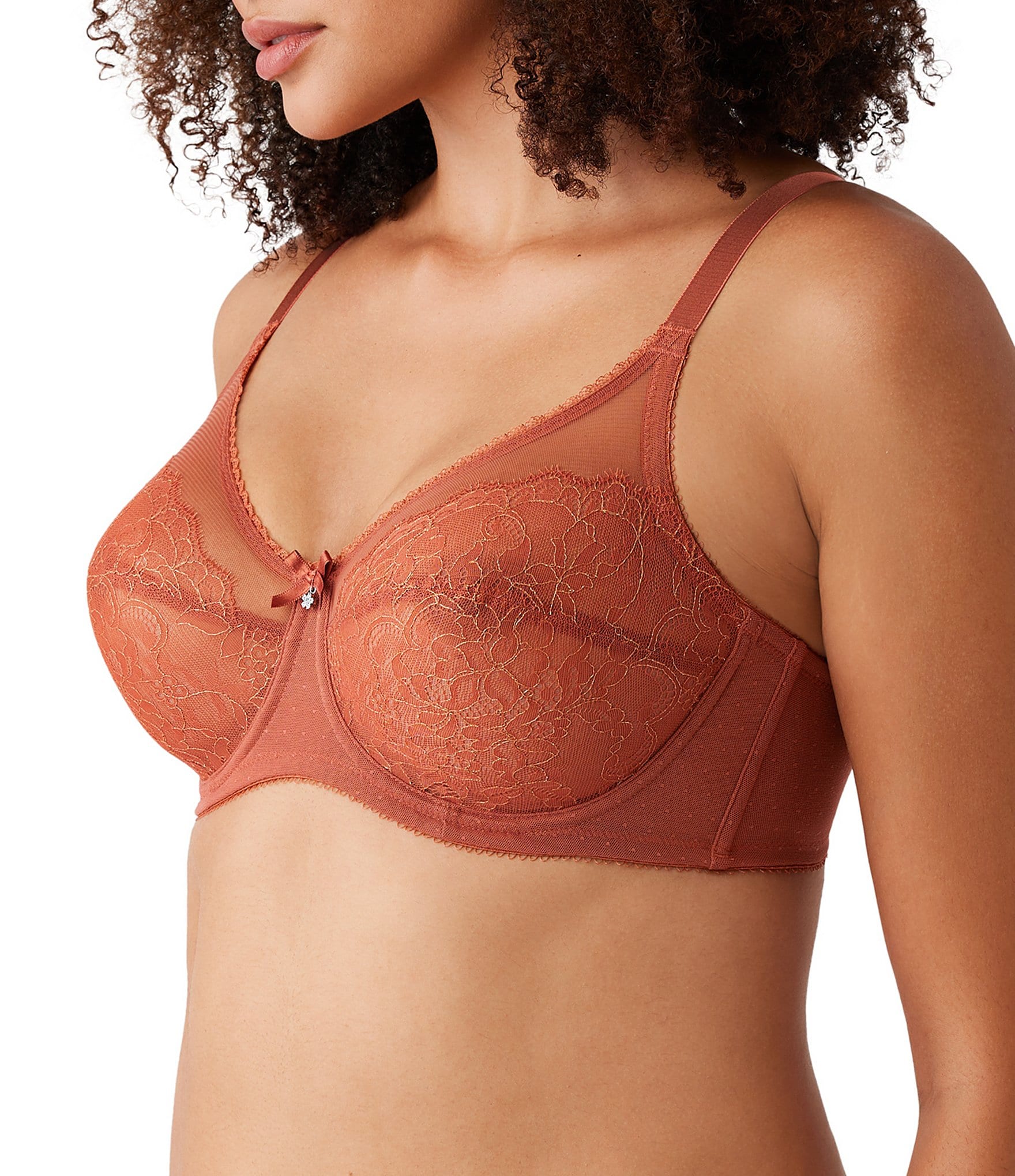 Wacoal Retro Chic Full Figure Underwire Lace Bra