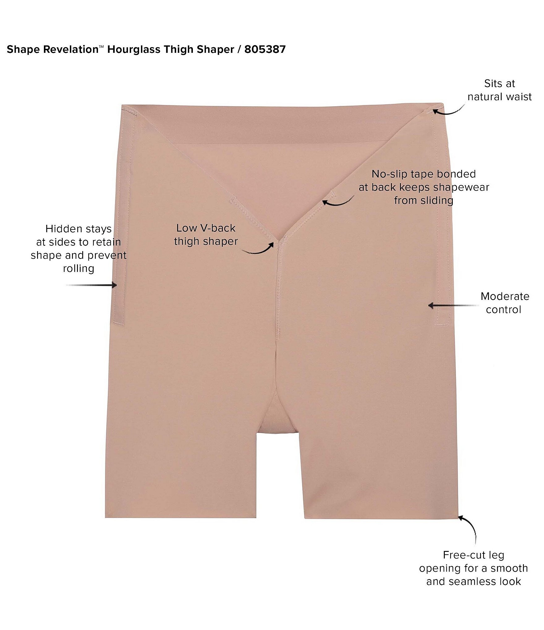 Wacoal Shape Revelation™ High Rise Hourglass Thigh Shaper