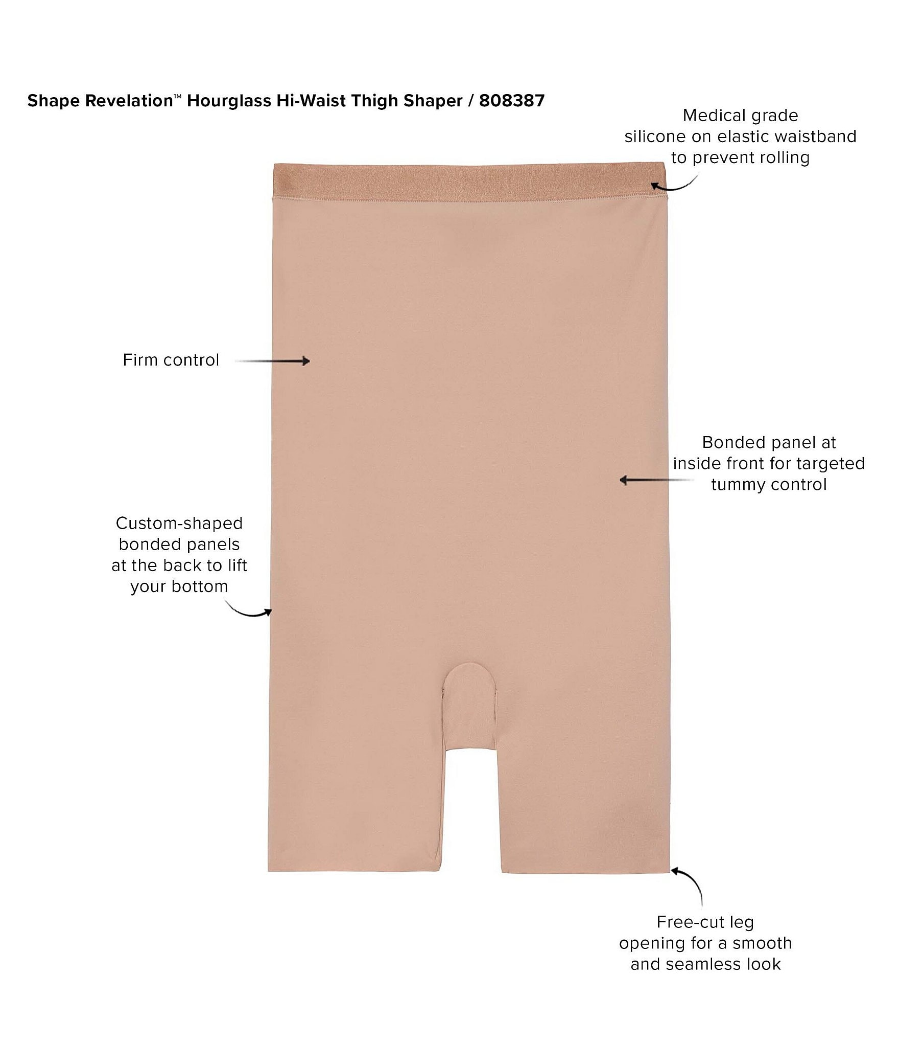 Wacoal Shape Revelation™ Hourglass Hi-Waist Thigh Shaper