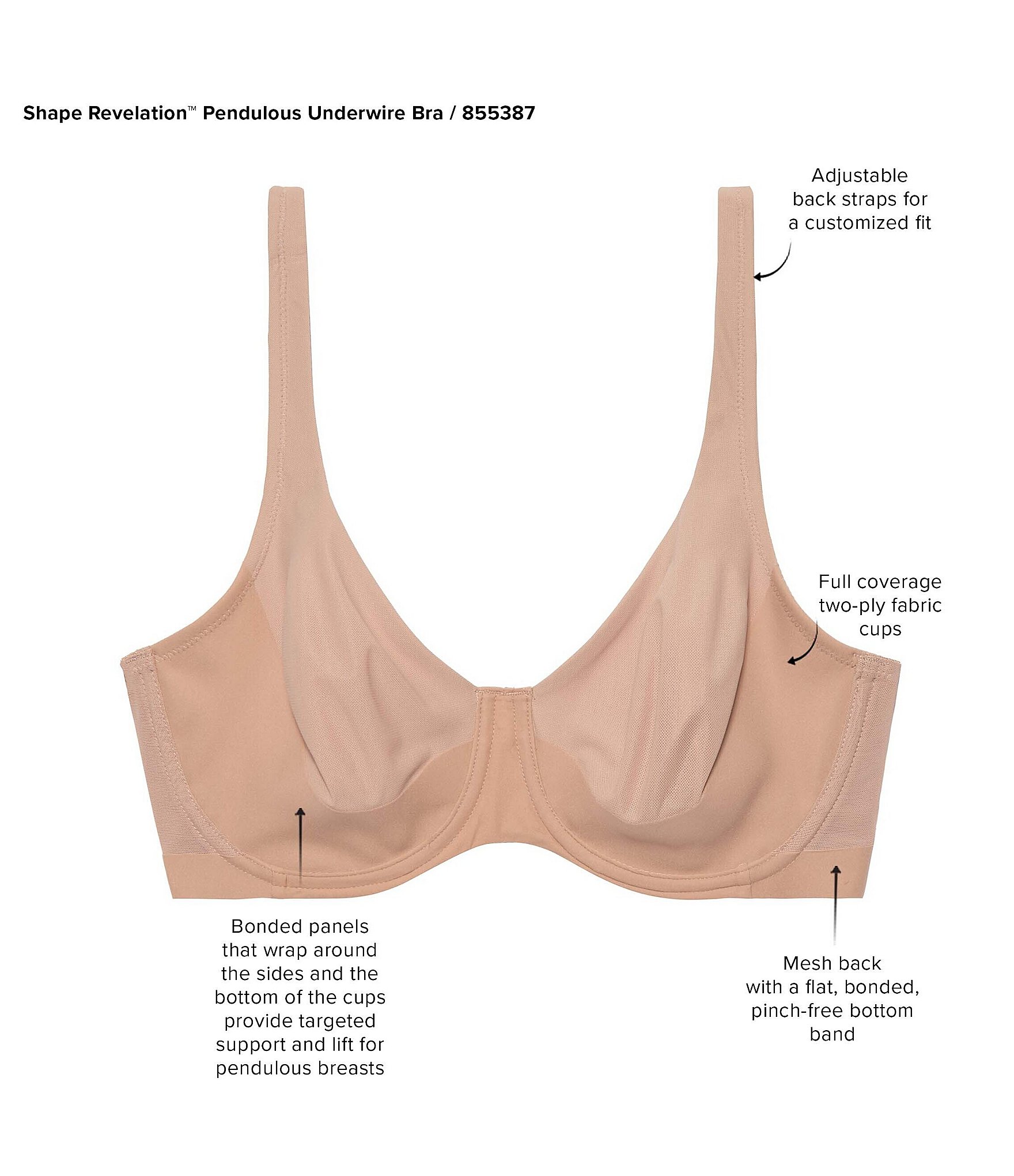 Wacoal Shape Revelation™ Pendulous Underwire Bra