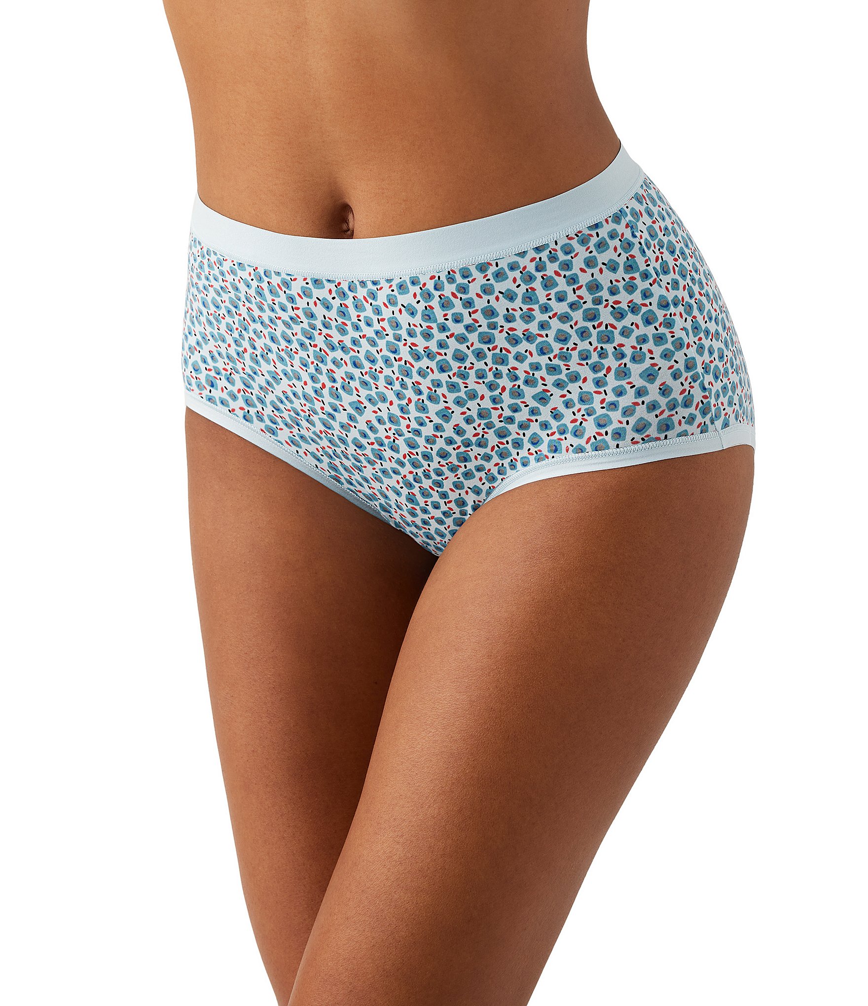 Wacoal Understated Cotton Geo Dot Brief Panty