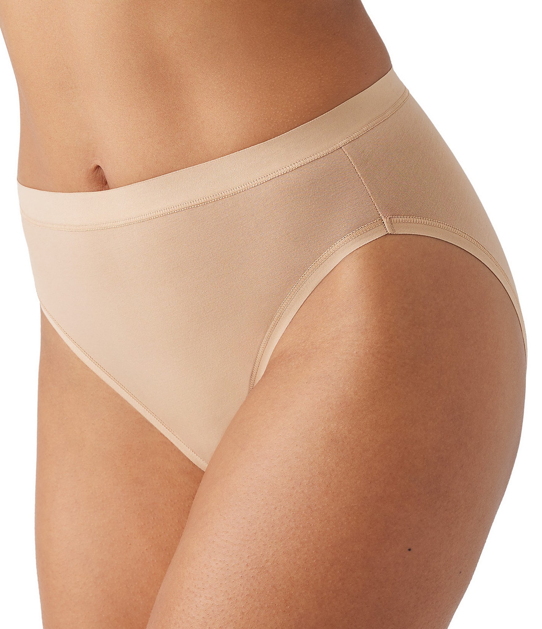 Wacoal Understated Ultra Thin Cotton High Cut Panty