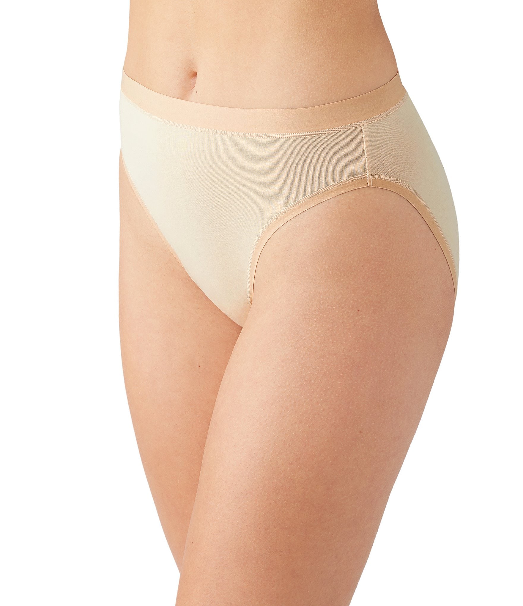 Wacoal Understated Ultra Thin Cotton High Cut Panty