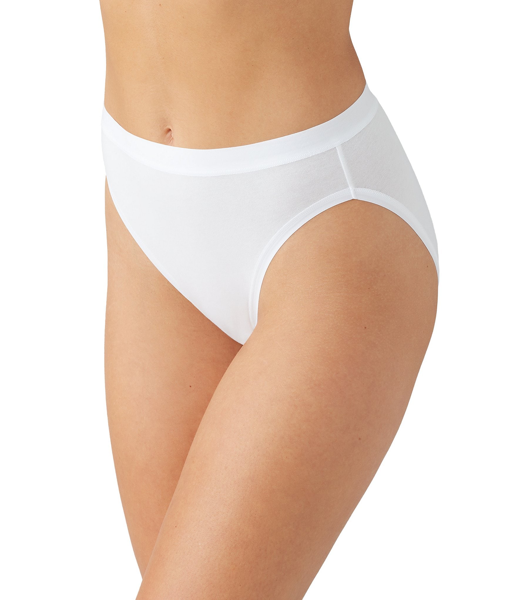 Wacoal Understated Ultra Thin Cotton High Cut Panty