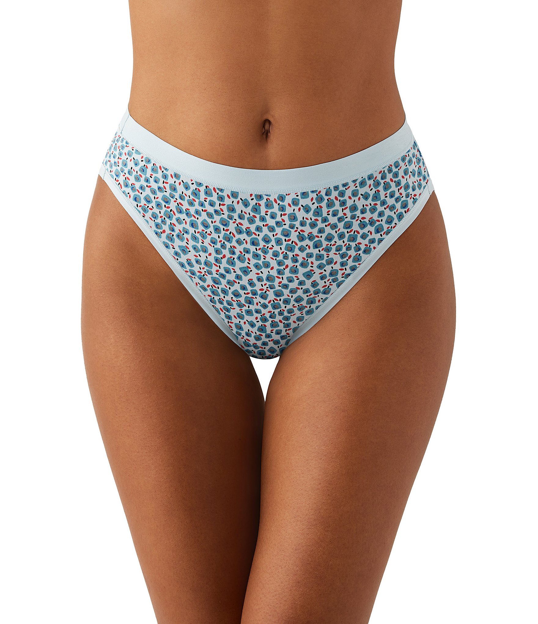 Wacoal Understated Ultra Thin Cotton Geo Dot High Cut Panty