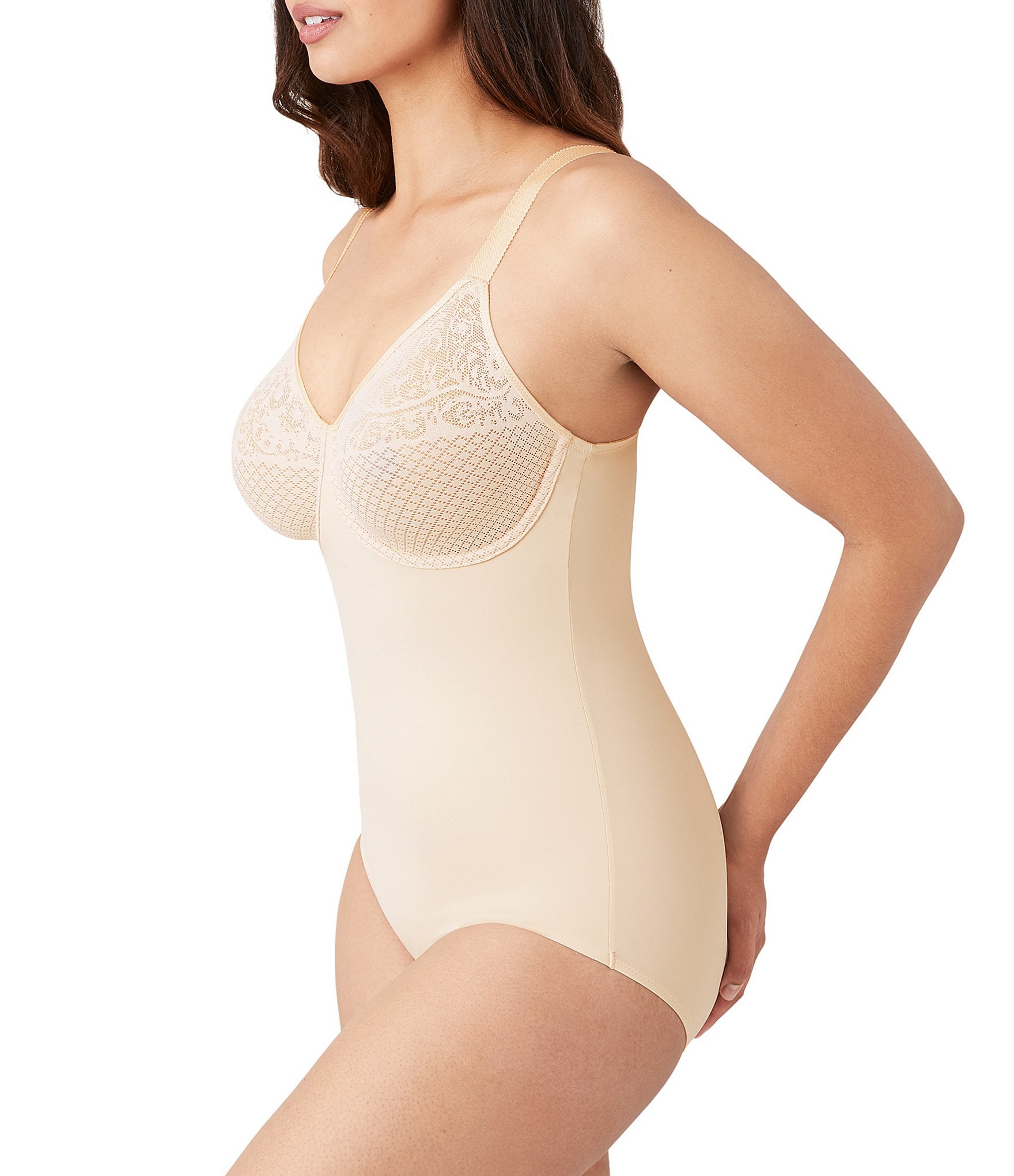 Wacoal Visual Effects Body Briefer with Minimizer Bra