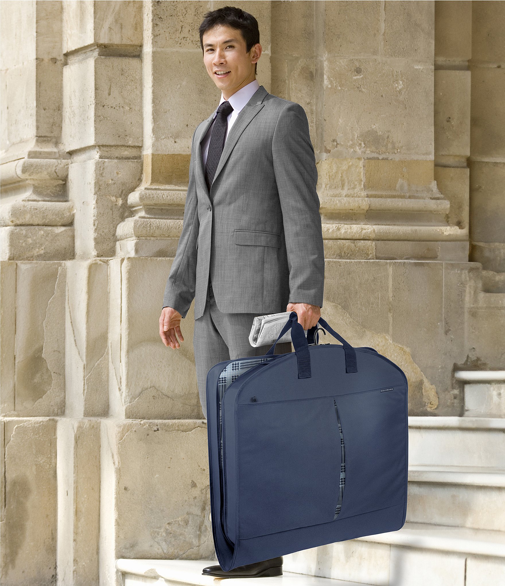 Wally Bags 40 Premium Travel Garment Bag with Two Pockets