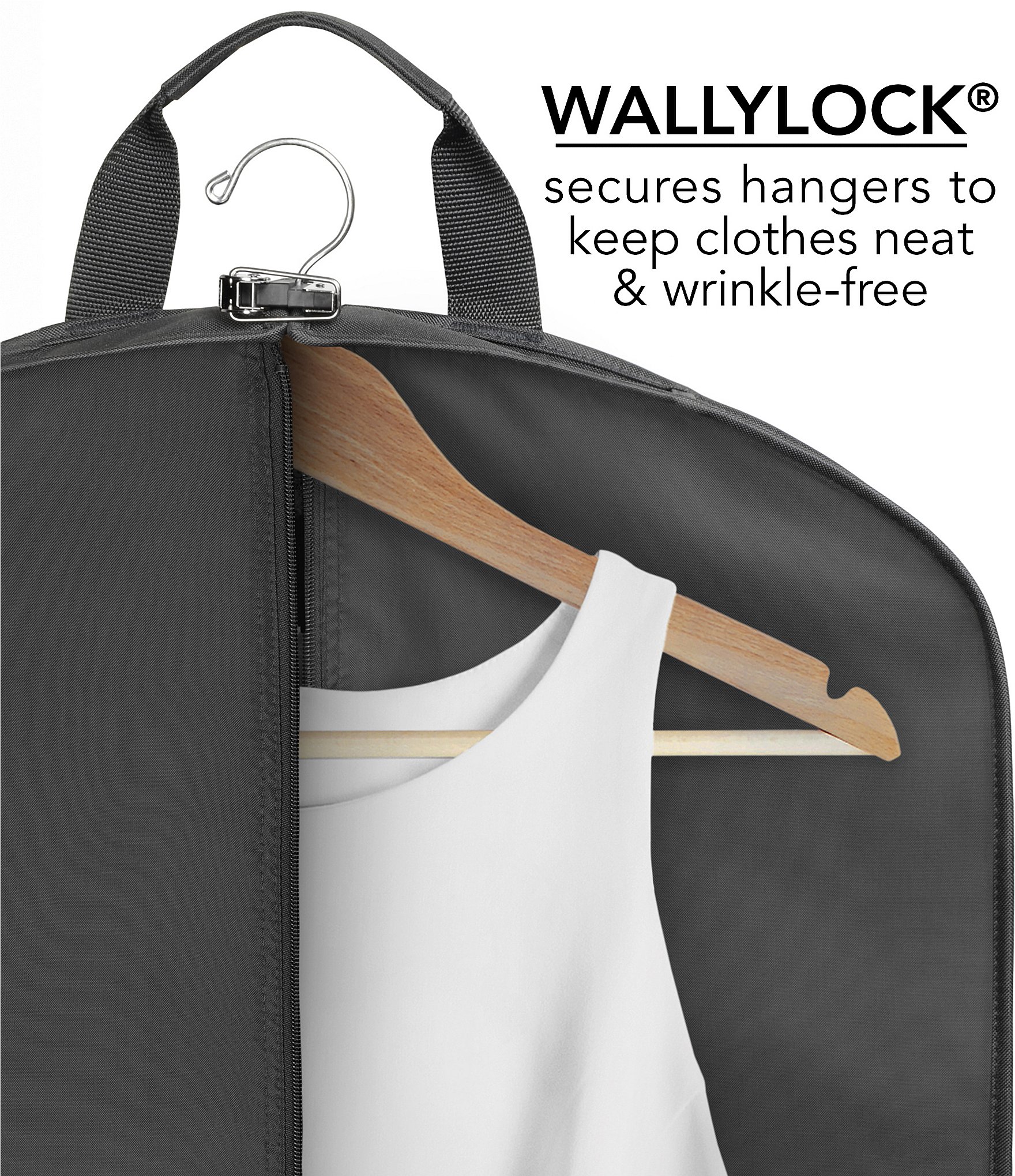 Wally Bags -inch Garment Bag with Accessory Pockets