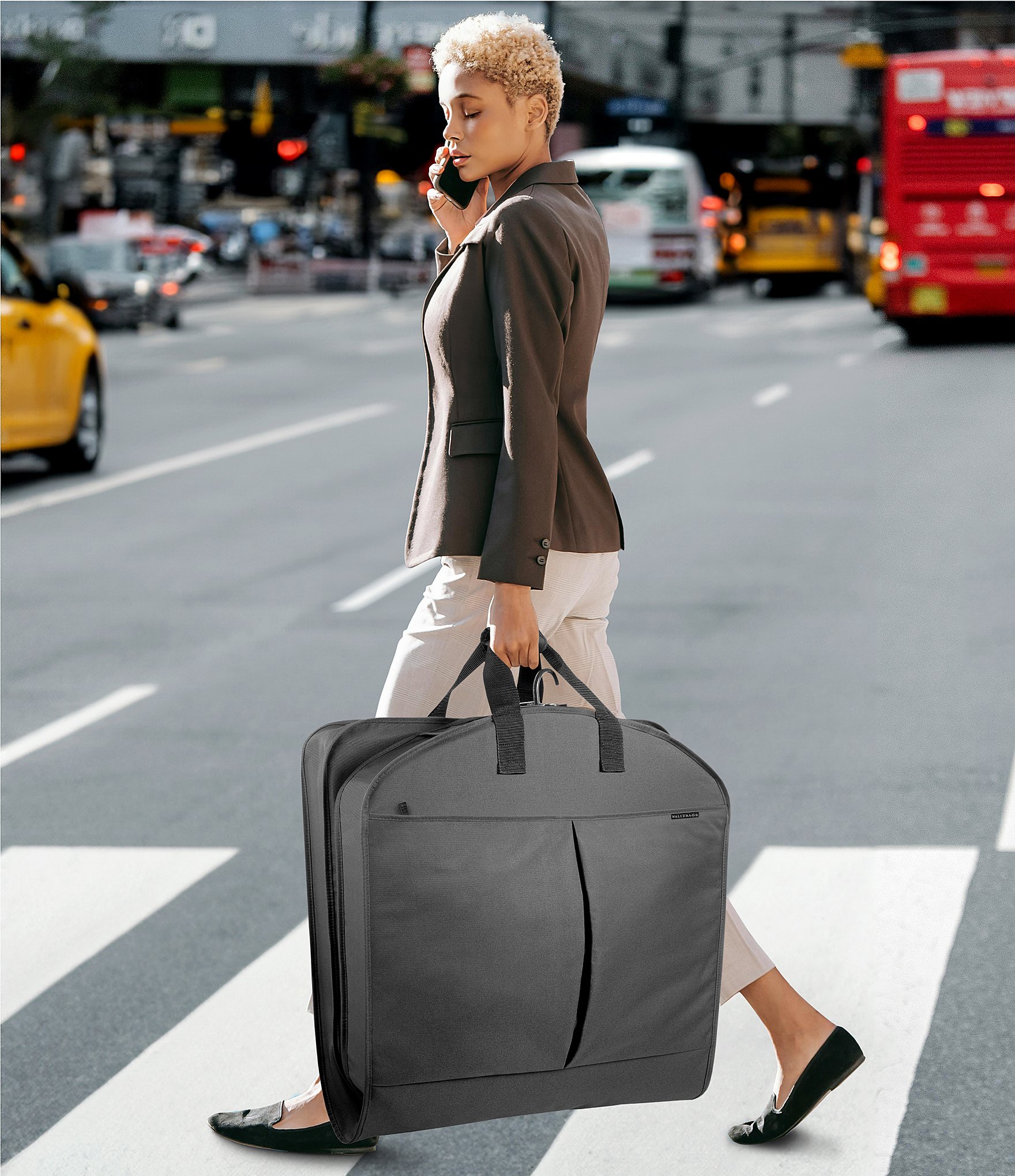 Wally Bags -inch Garment Bag with Accessory Pockets