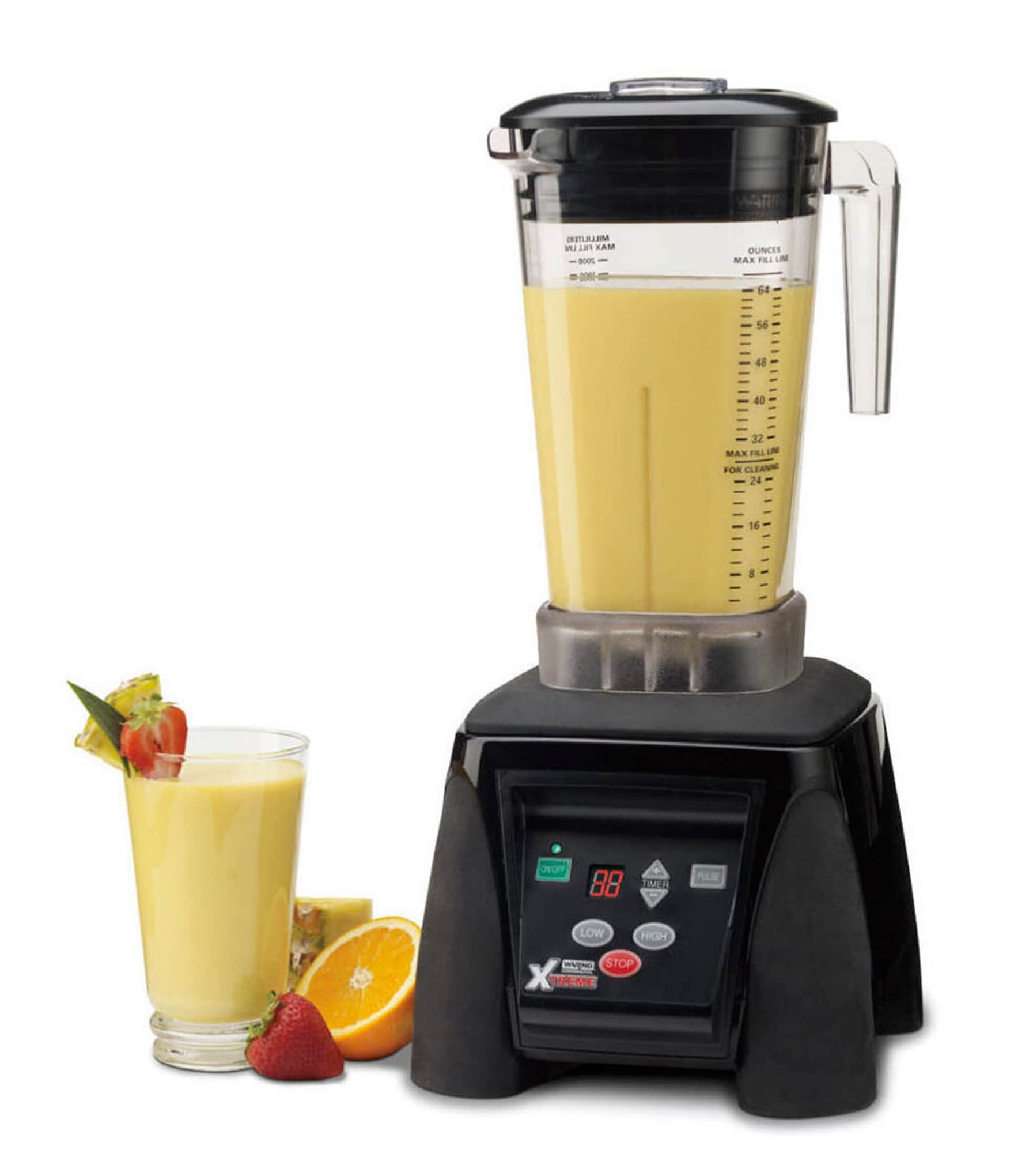 Waring Commercial Hi-Power Electronic Touchpad Blender with Timer and 64 oz. Copolyester Container