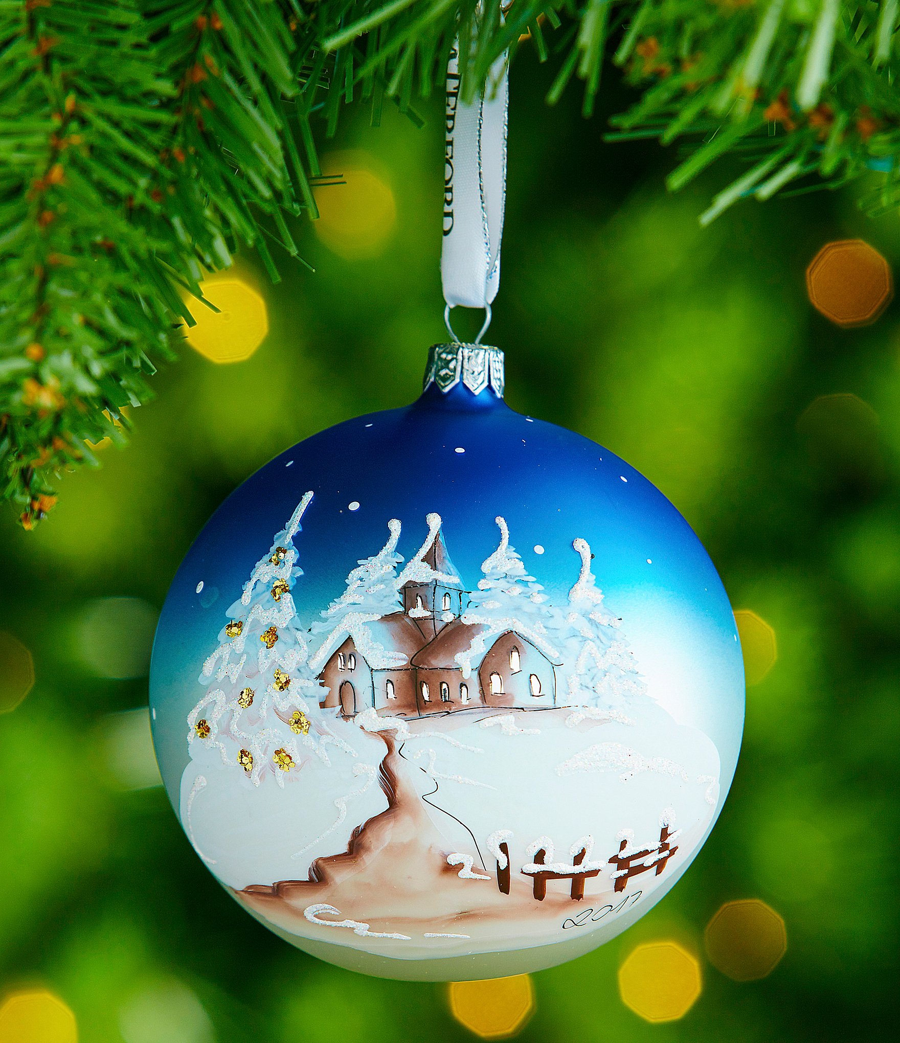 Hand Painted Glass Christmas Tree Ornaments Hand Painted Glass Christmas Tree Ornaments