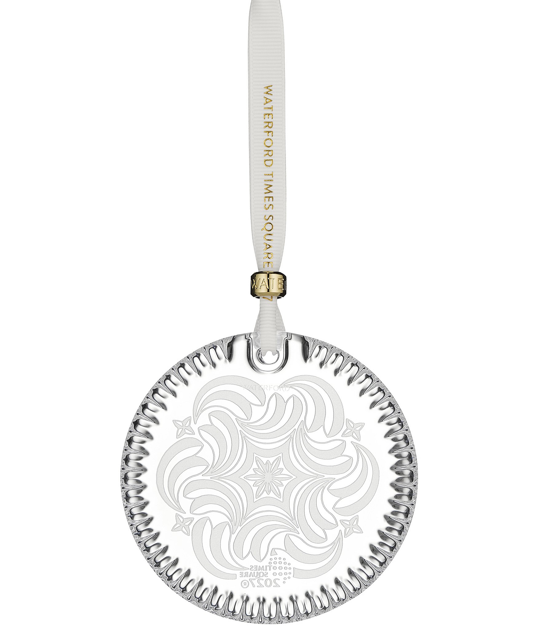 Waterford 2027 Times Square Disc Crystal Ornament