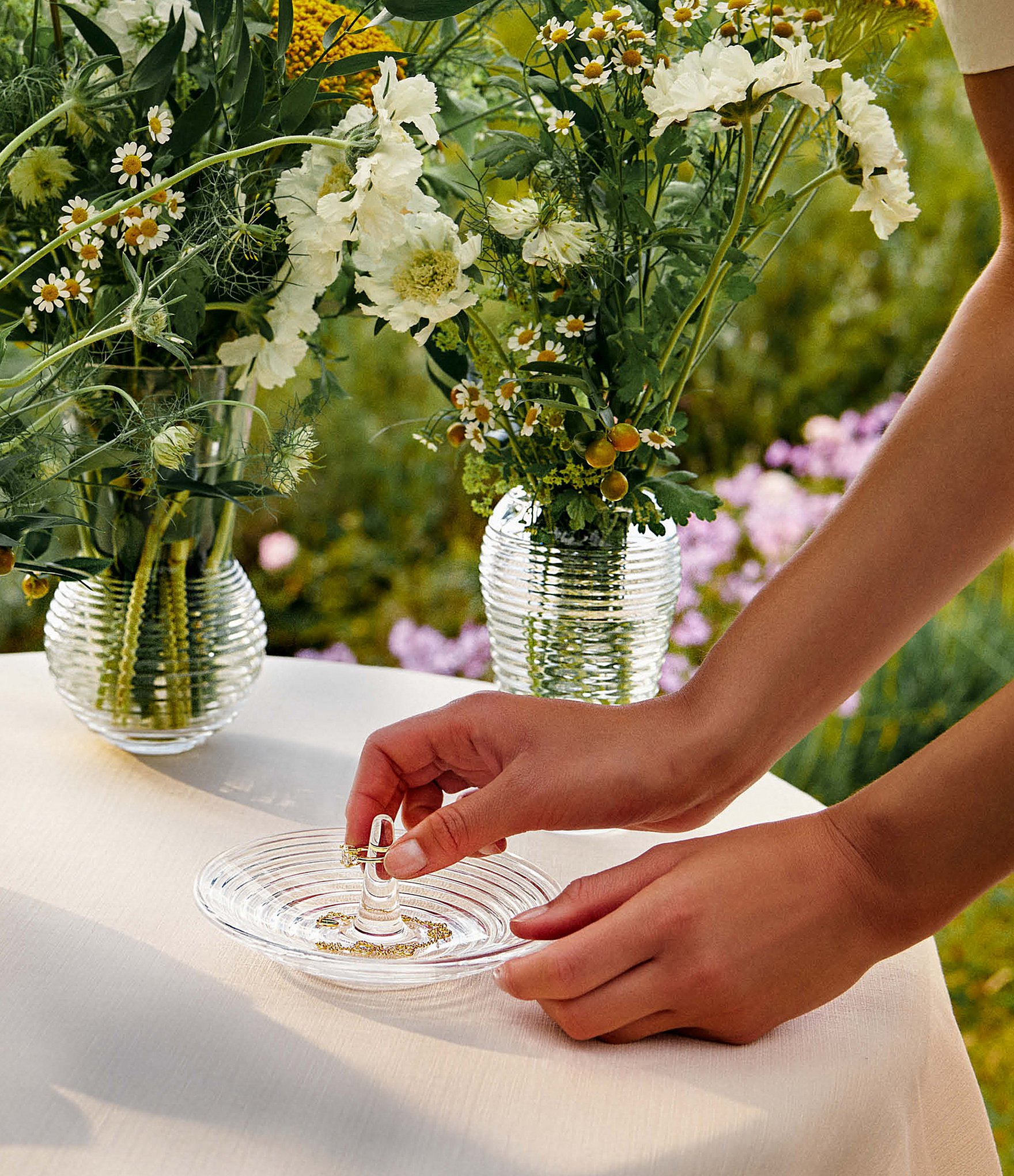 Waterford Circon Collection Crystal Ring Tray